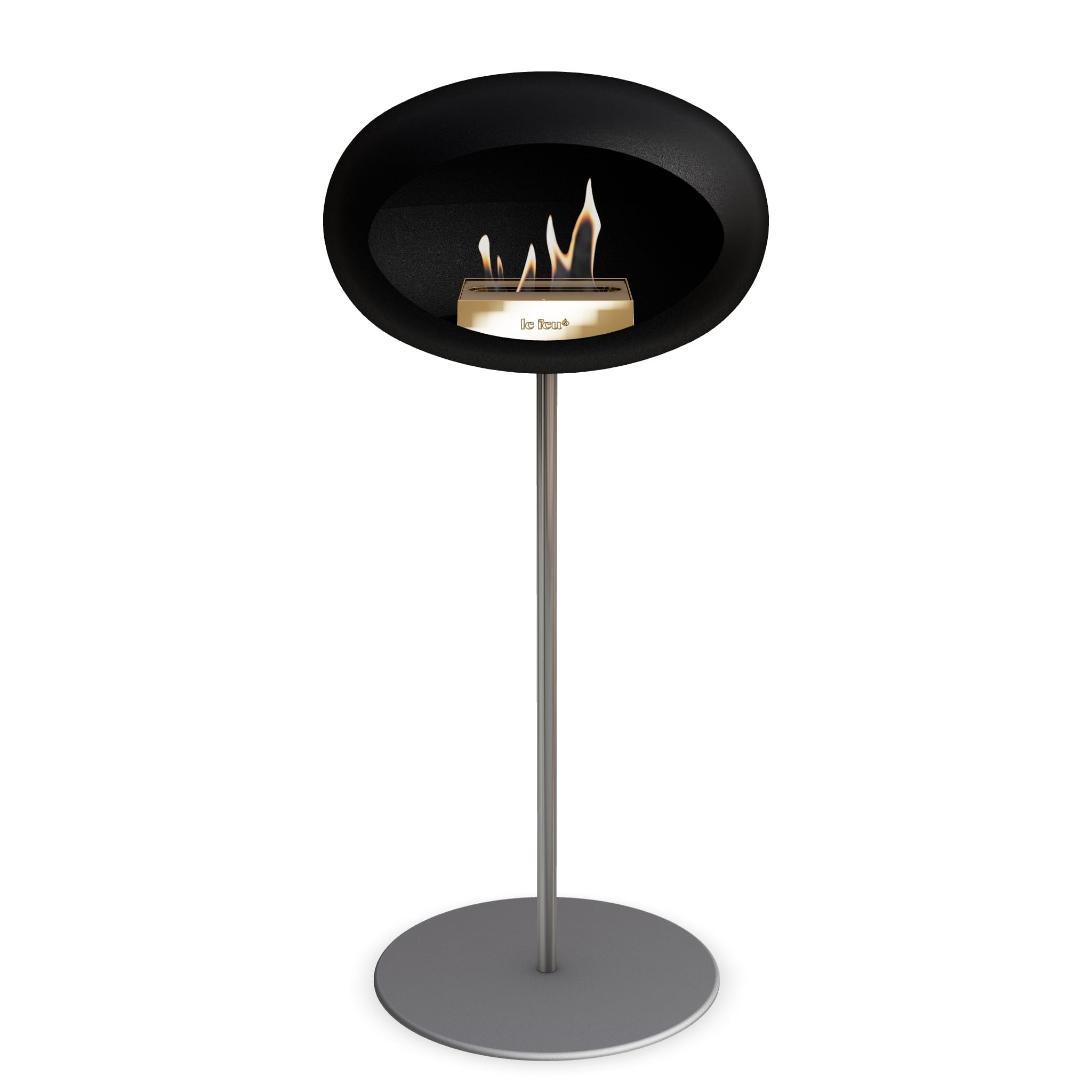 Le Feu Steel High Dome - Black