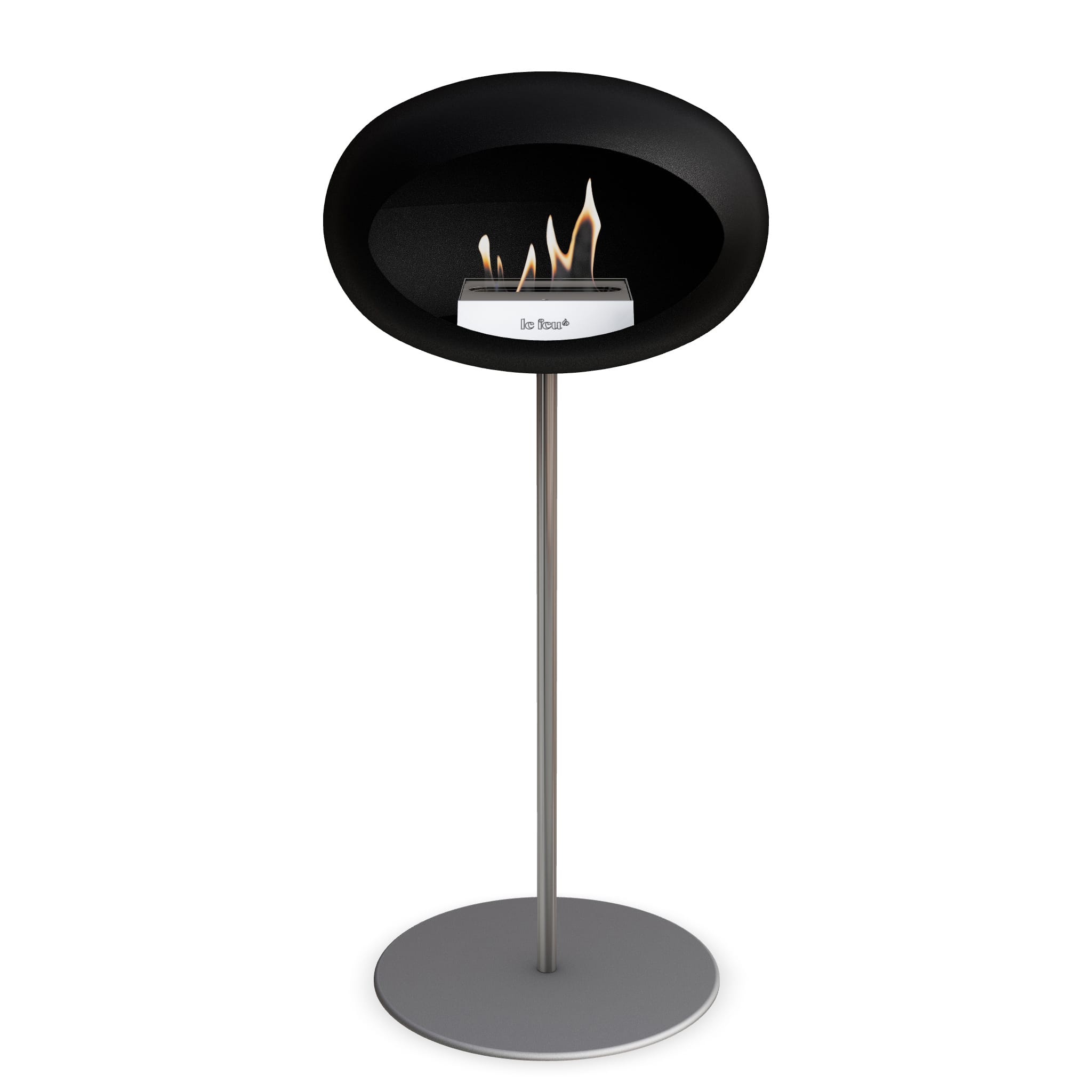 Le Feu Steel High Dome - Black