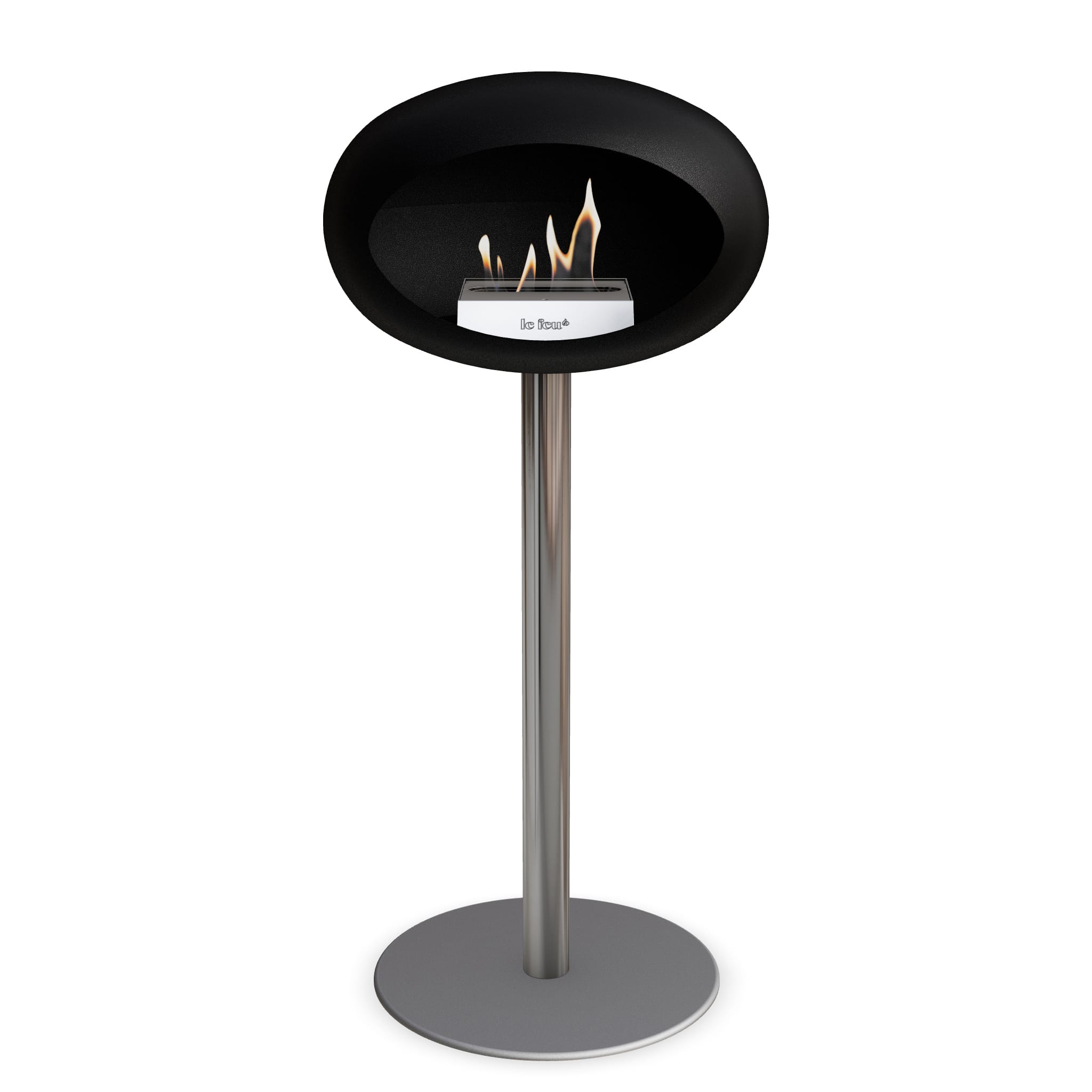 Le Feu Steel High Dome - Black