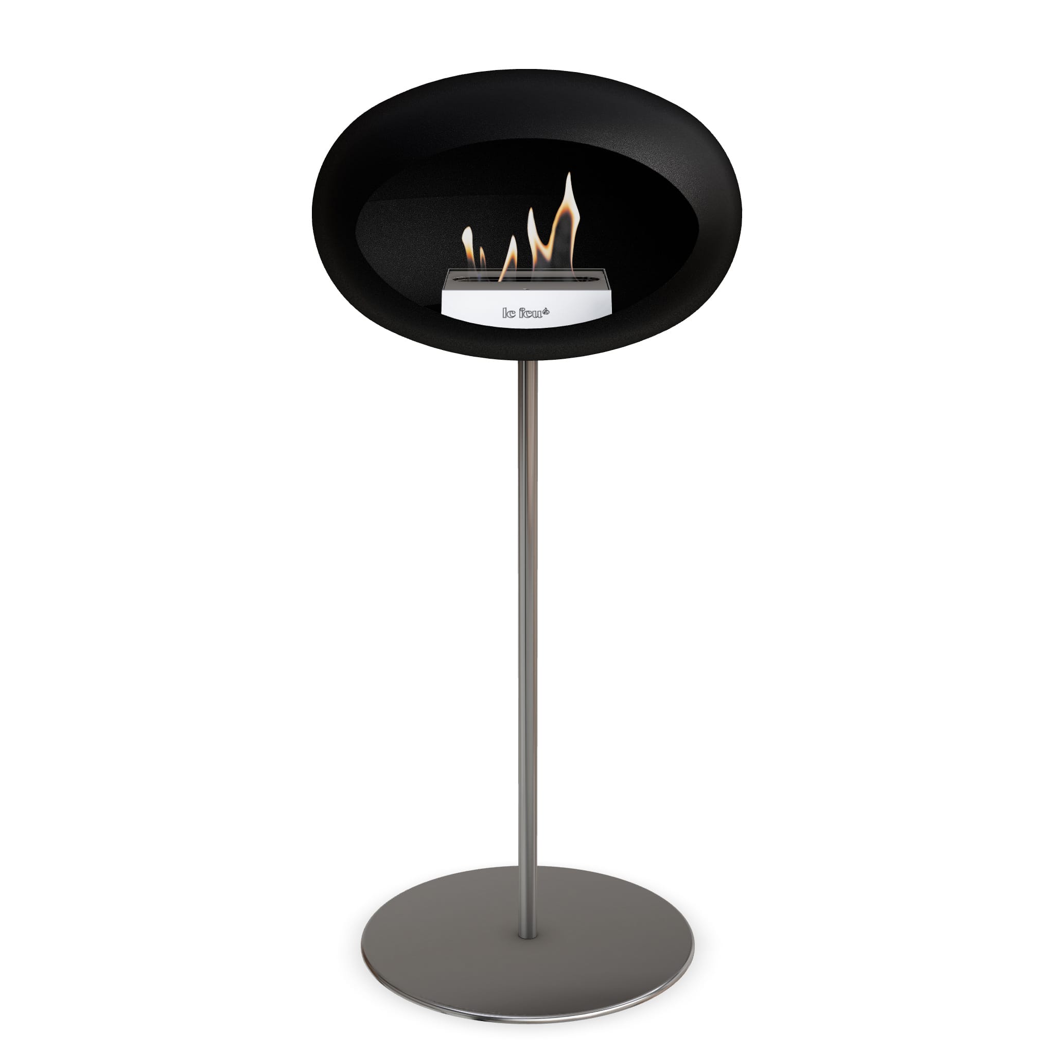 Le Feu Steel High Dome - Black