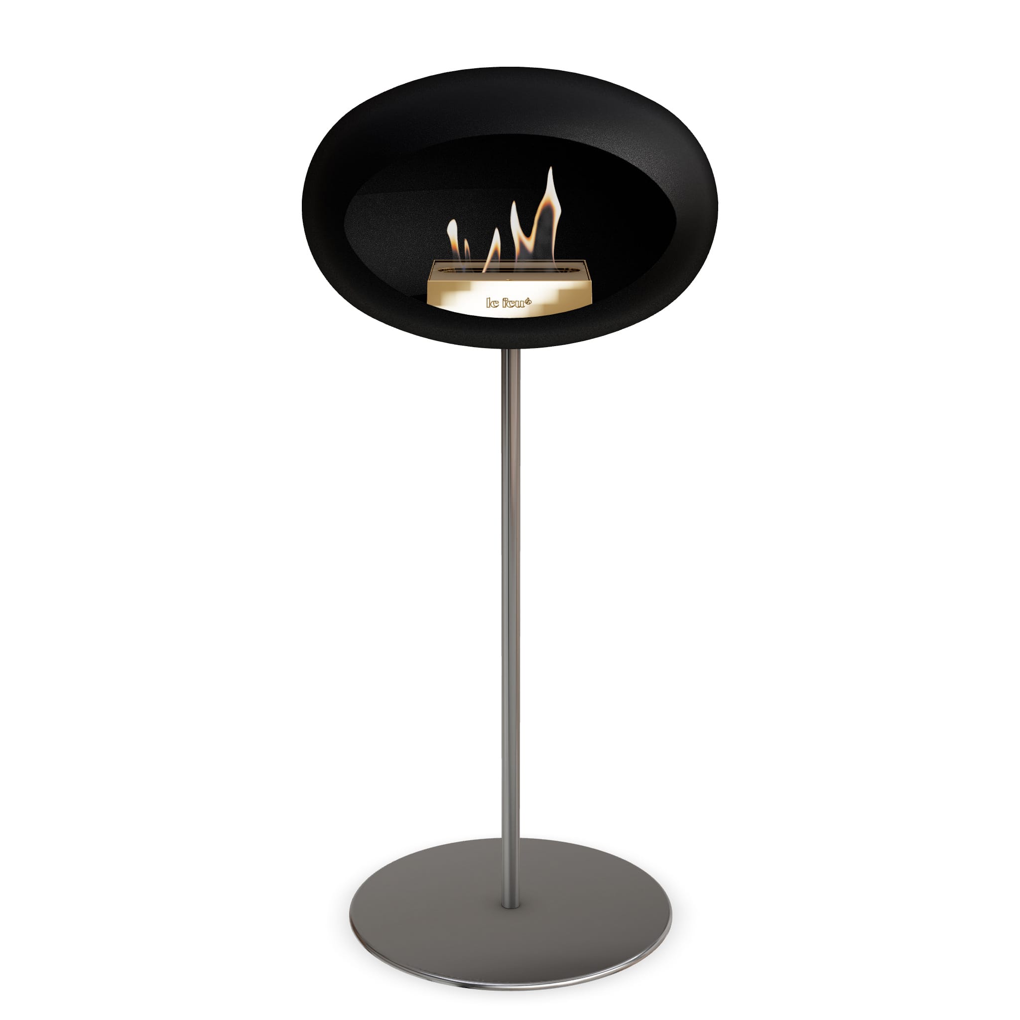 Le Feu Steel High Dome - Black