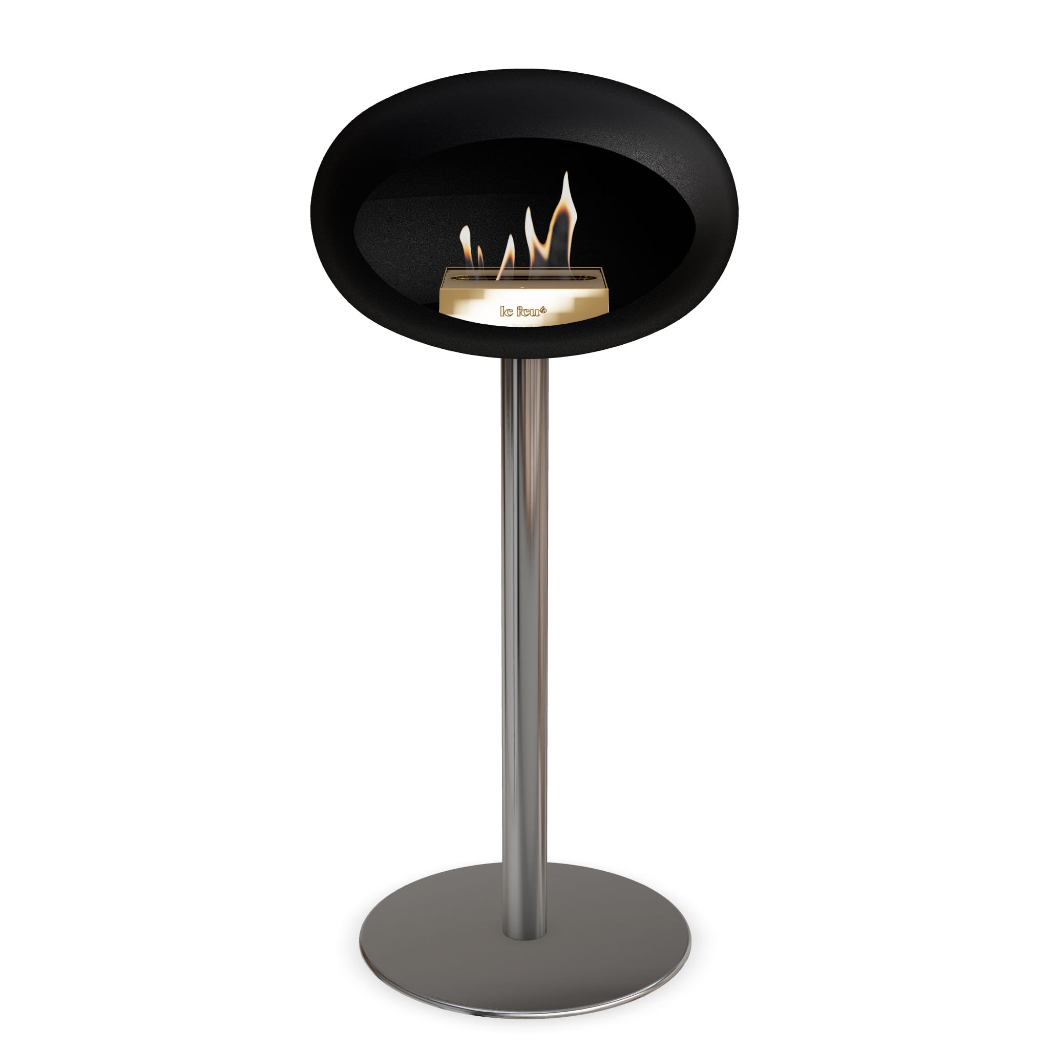 Le Feu Steel High Dome - Black