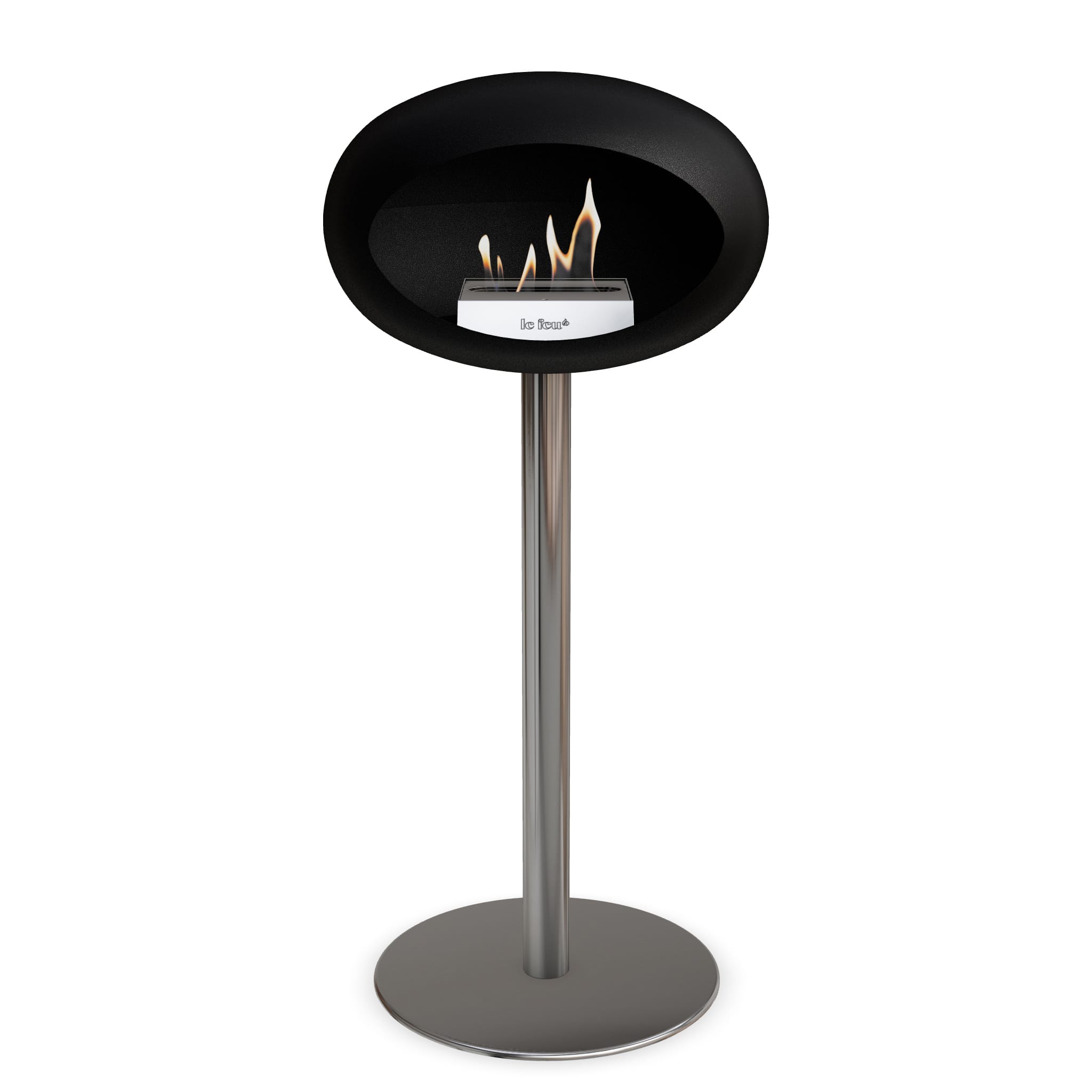 Le Feu Steel High Dome - Black