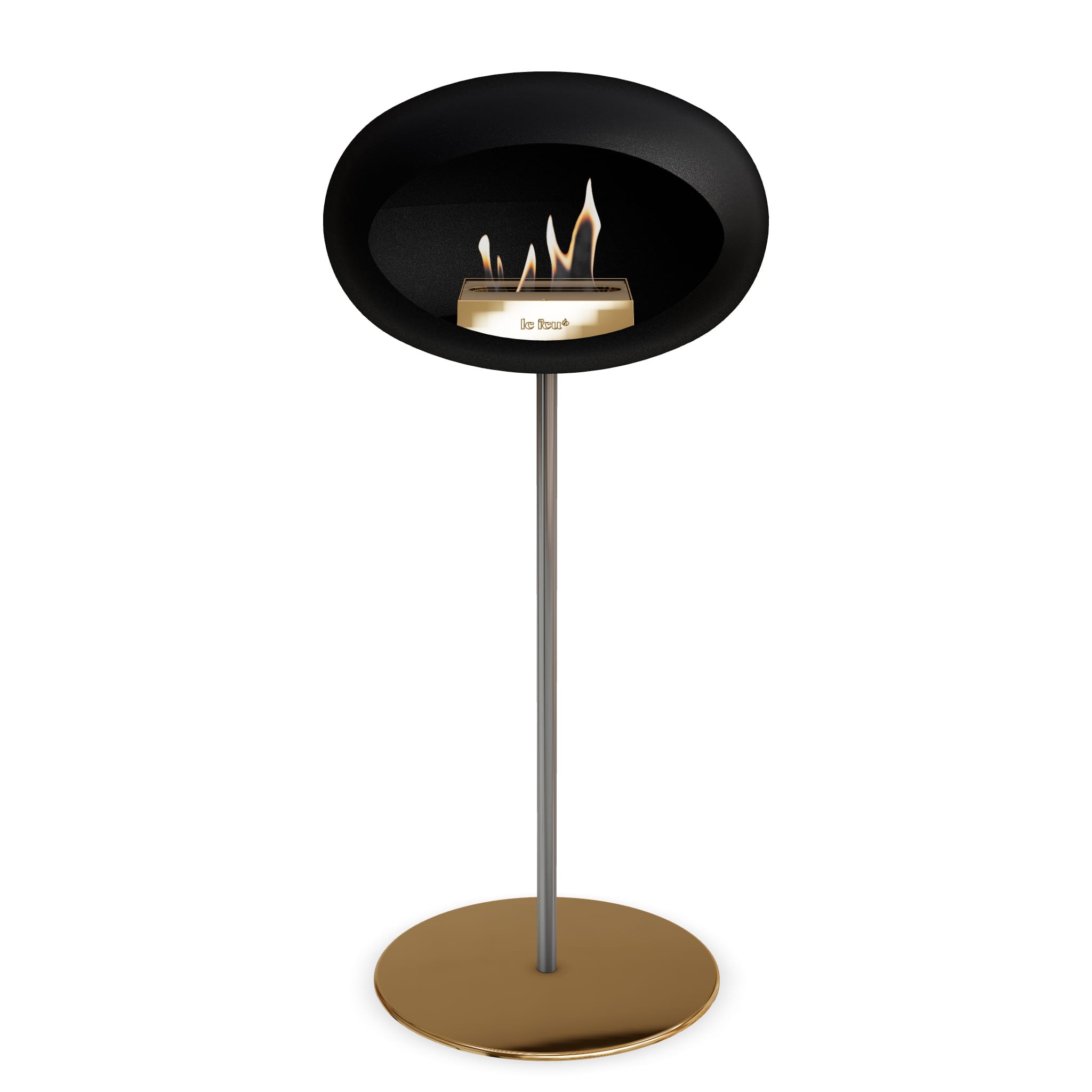 Le Feu Steel High Dome - Black