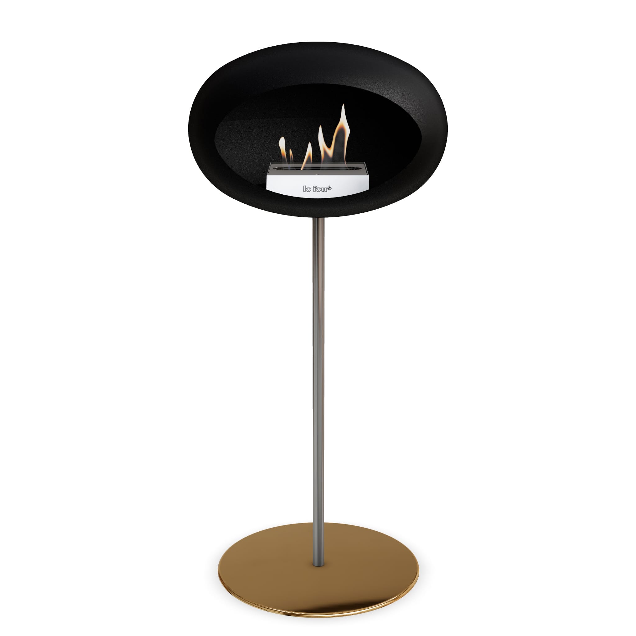 Le Feu Steel High Dome - Black