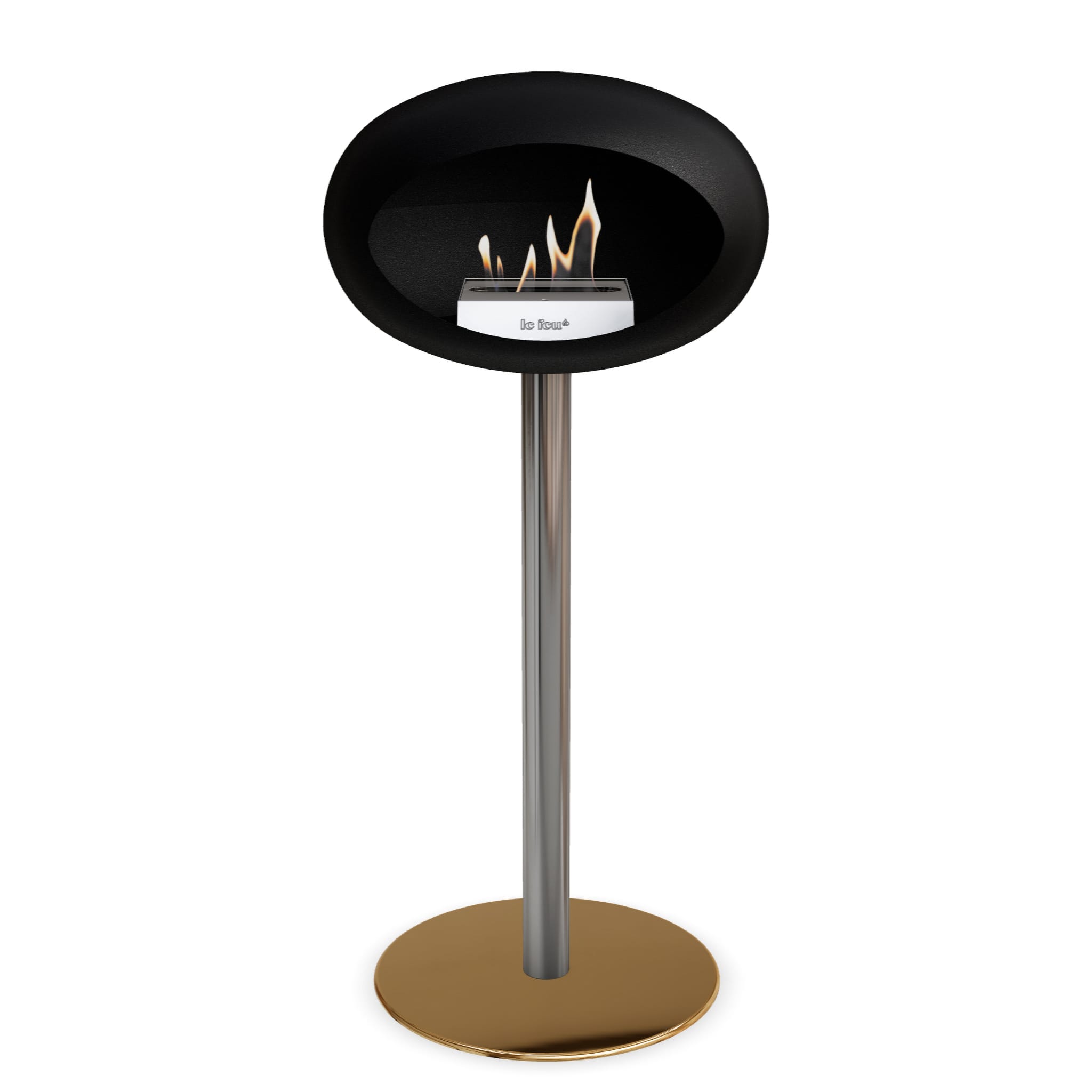Le Feu Steel High Dome - Black