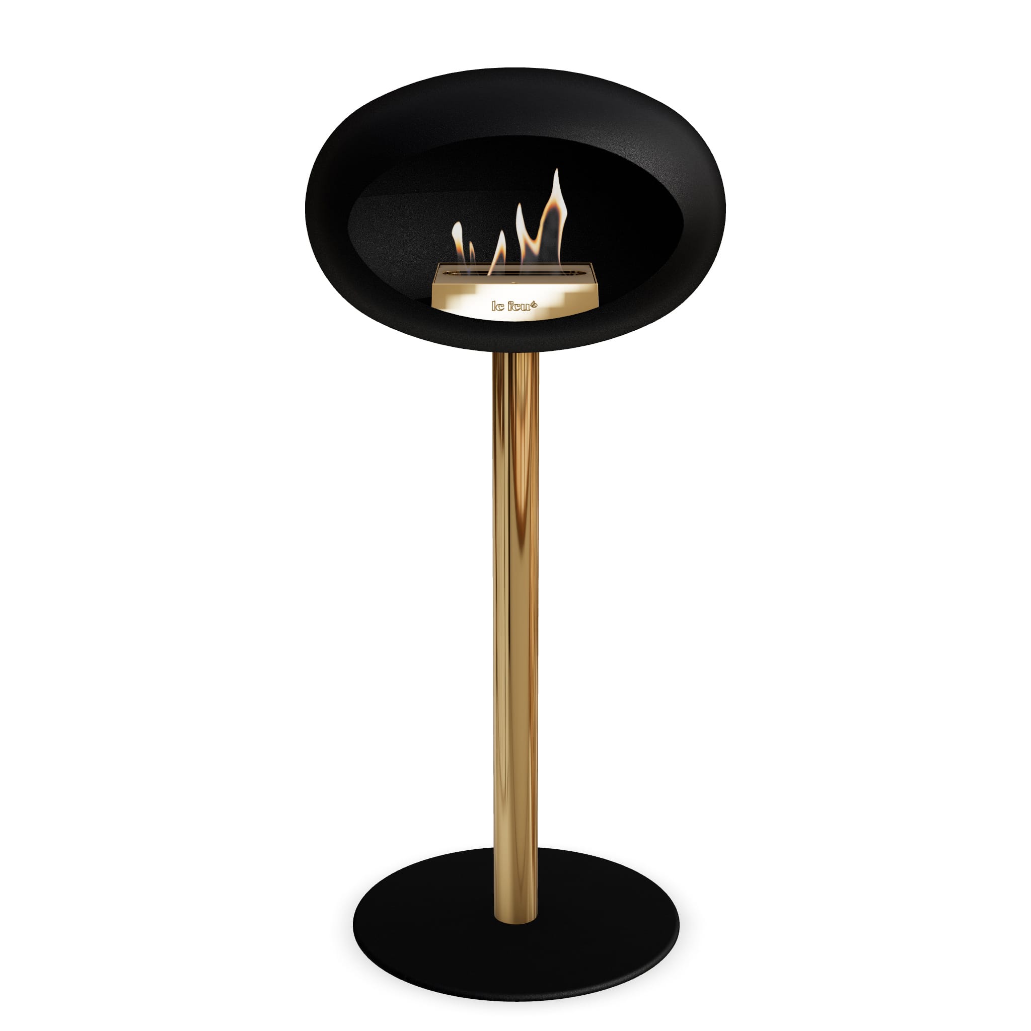 Le Feu Steel High Dome - Black