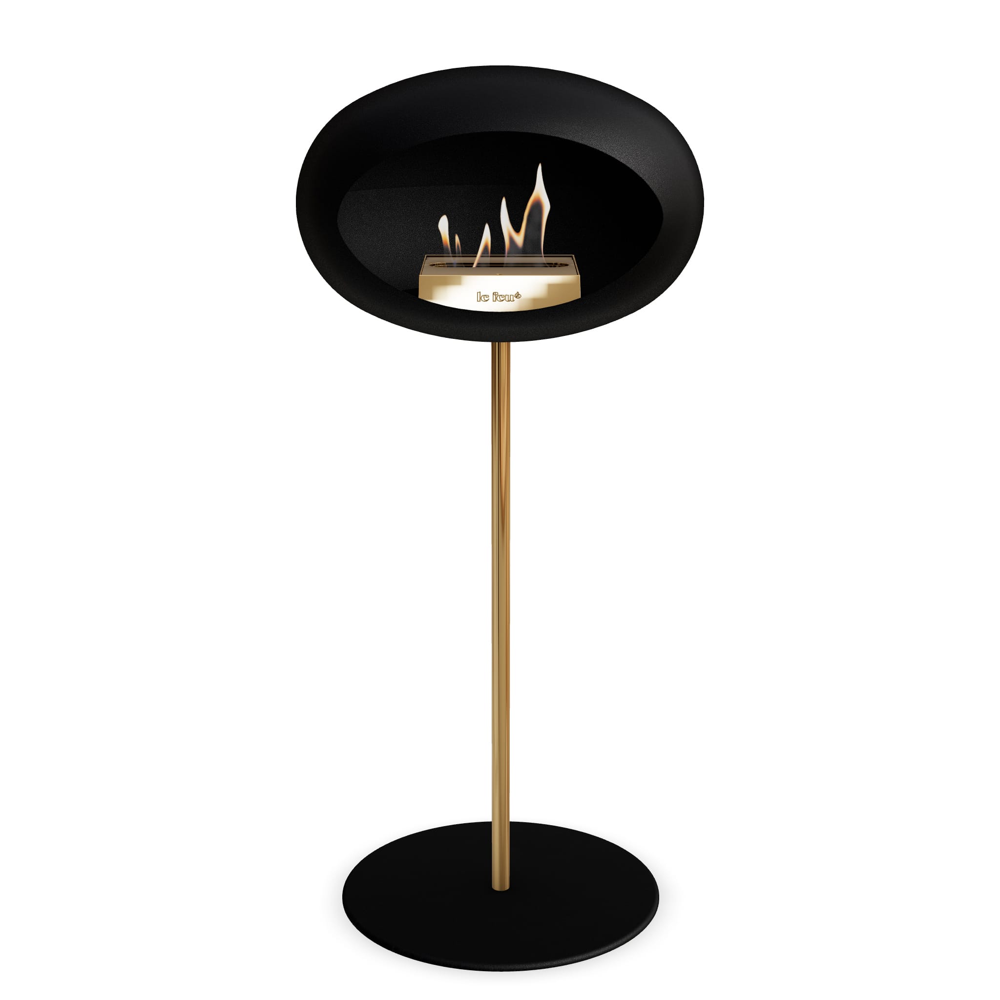 Le Feu Steel High Dome - Black