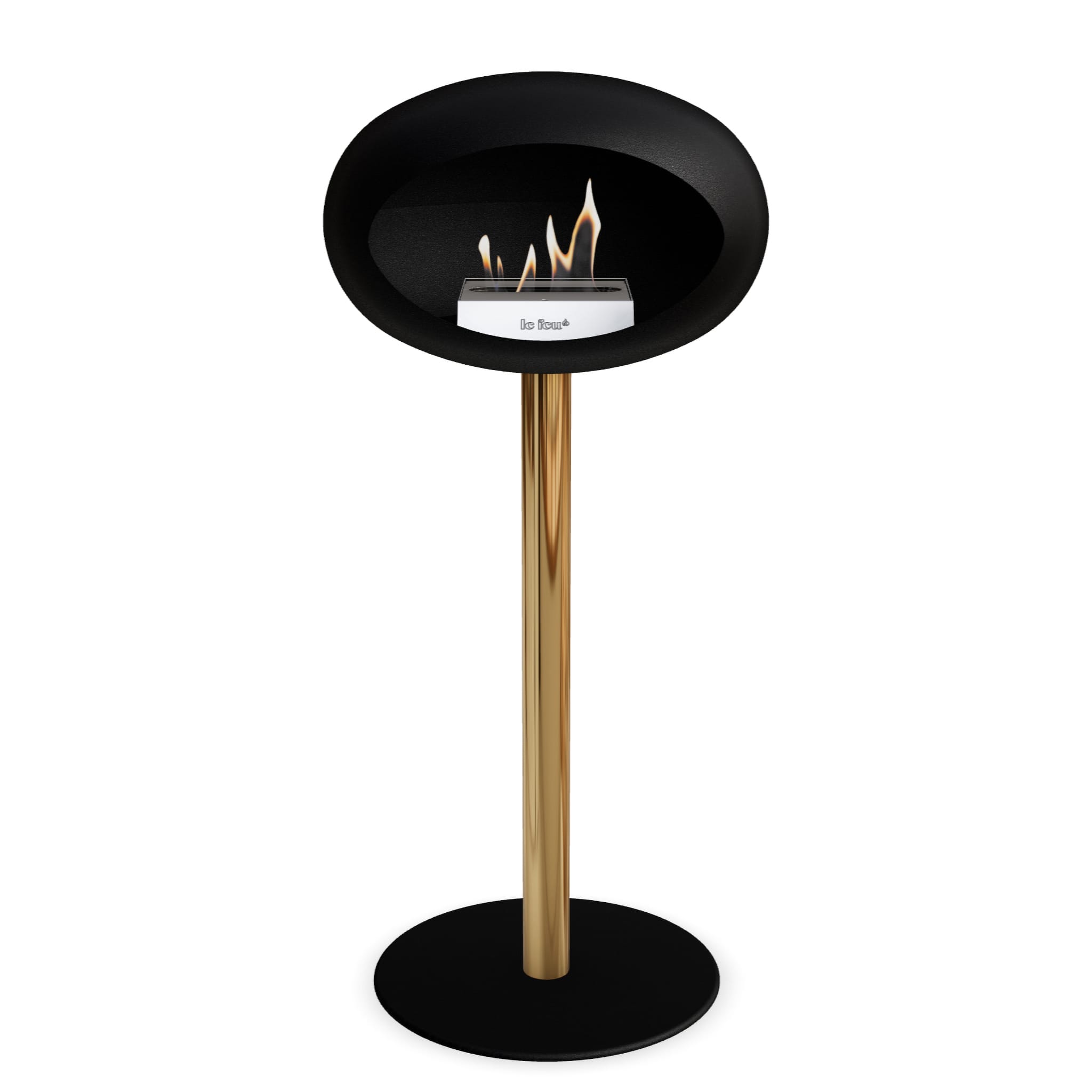 Le Feu Steel High Dome - Black