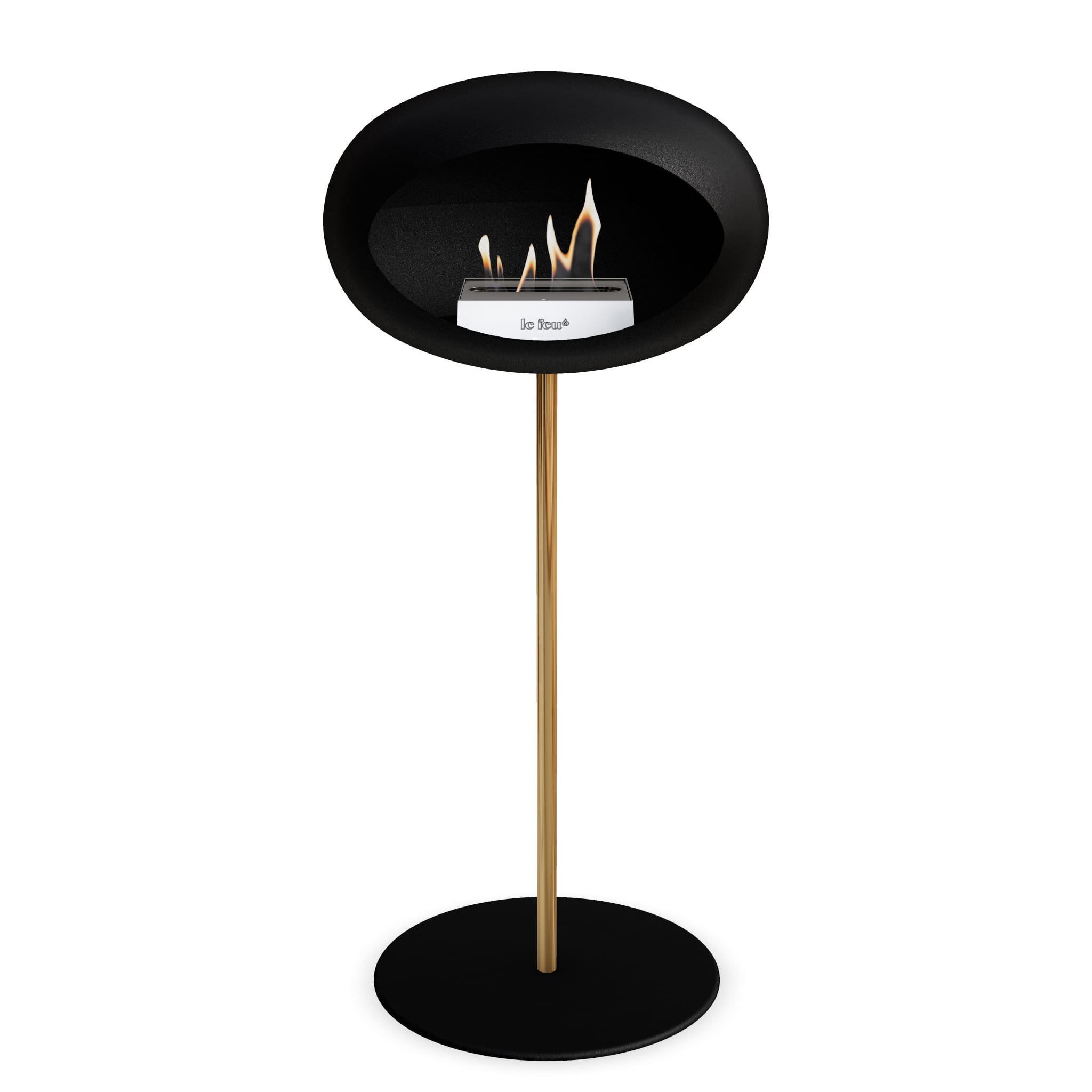 Le Feu Steel High Dome - Black