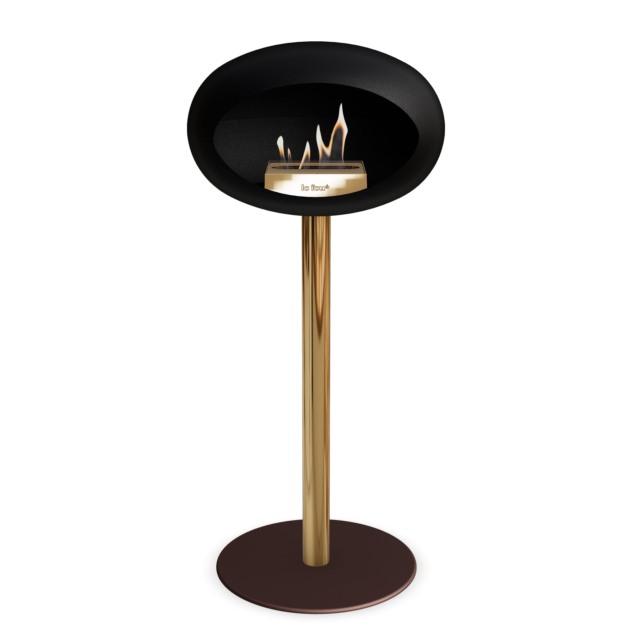 Le Feu Steel High Dome - Black