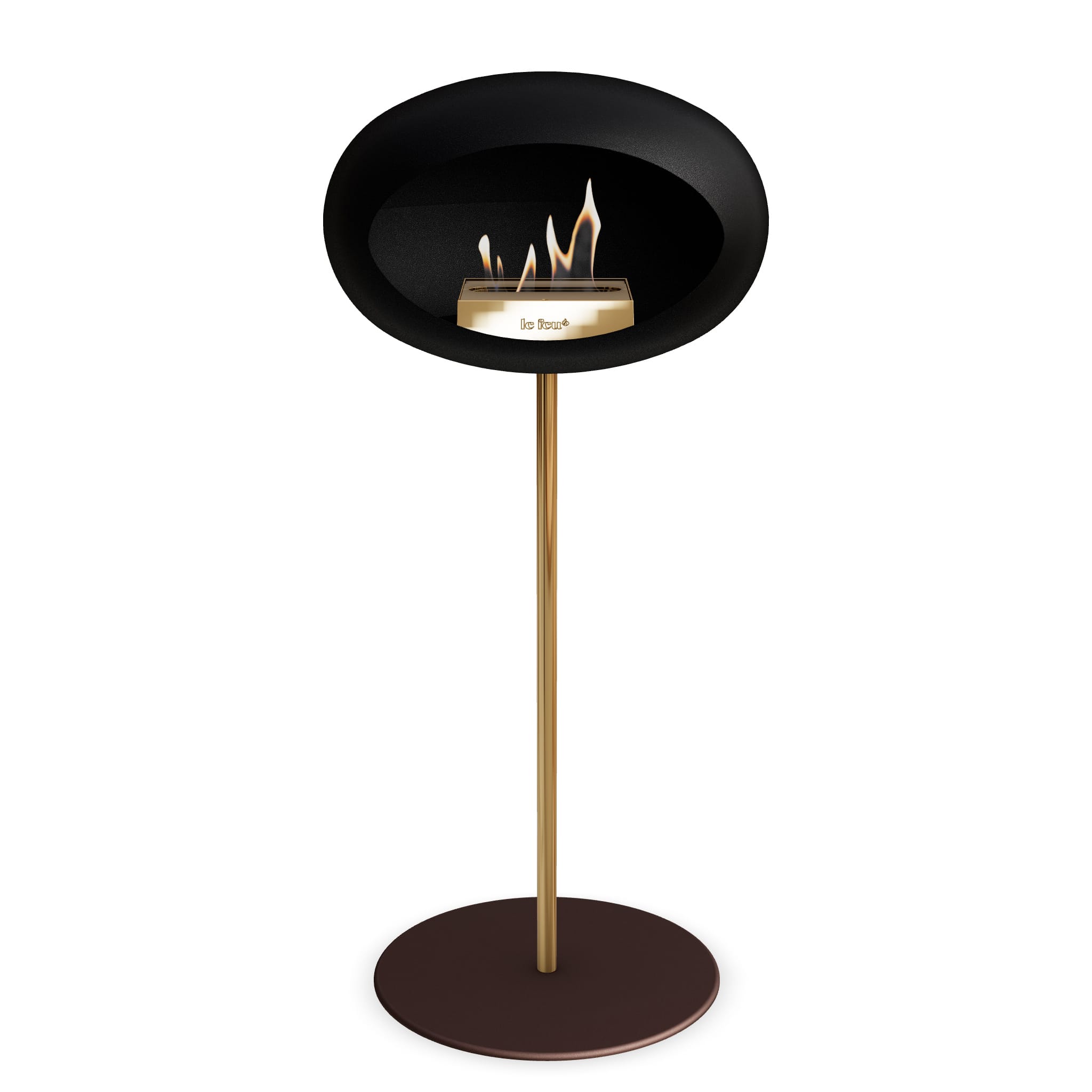 Le Feu Steel High Dome - Black