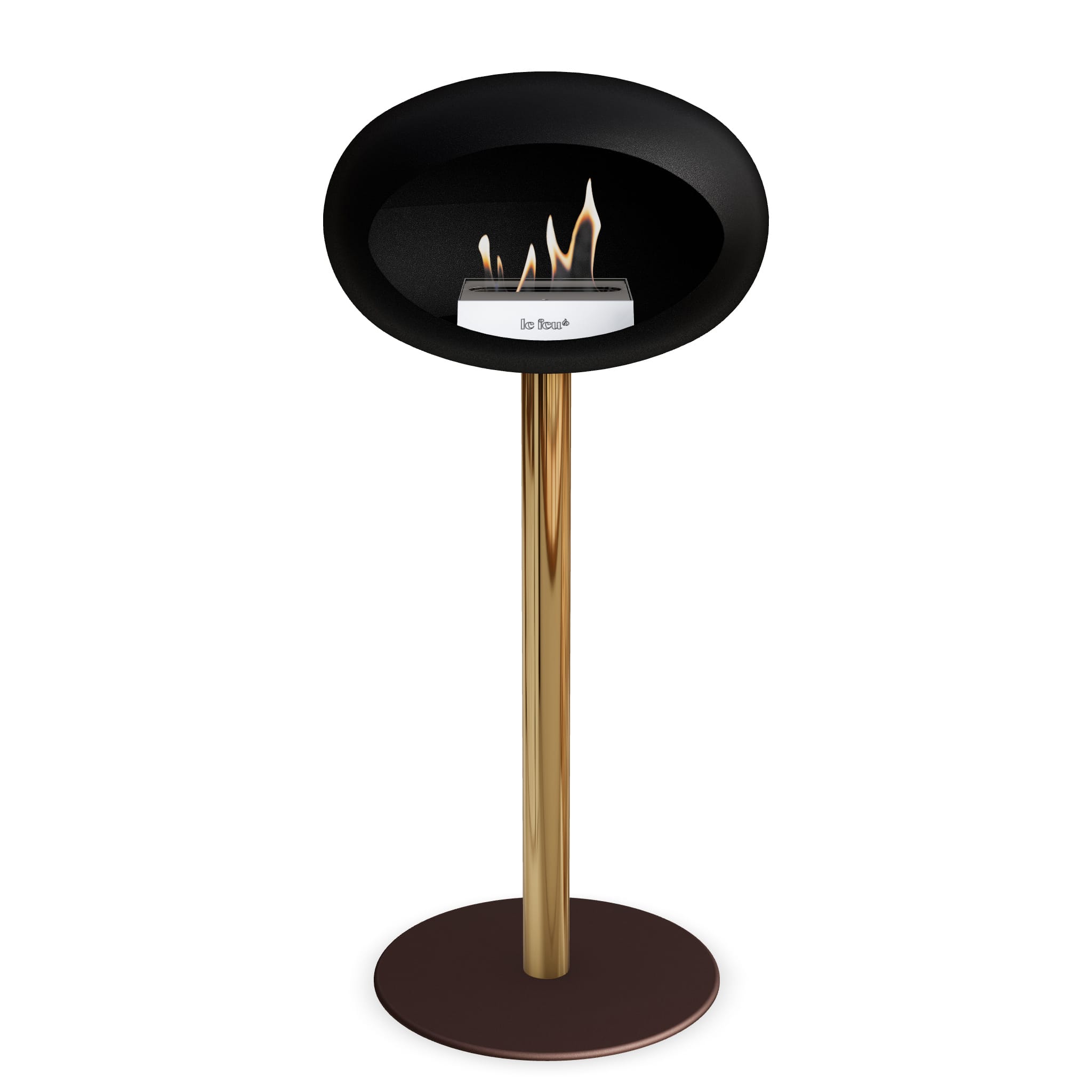 Le Feu Steel High Dome - Black