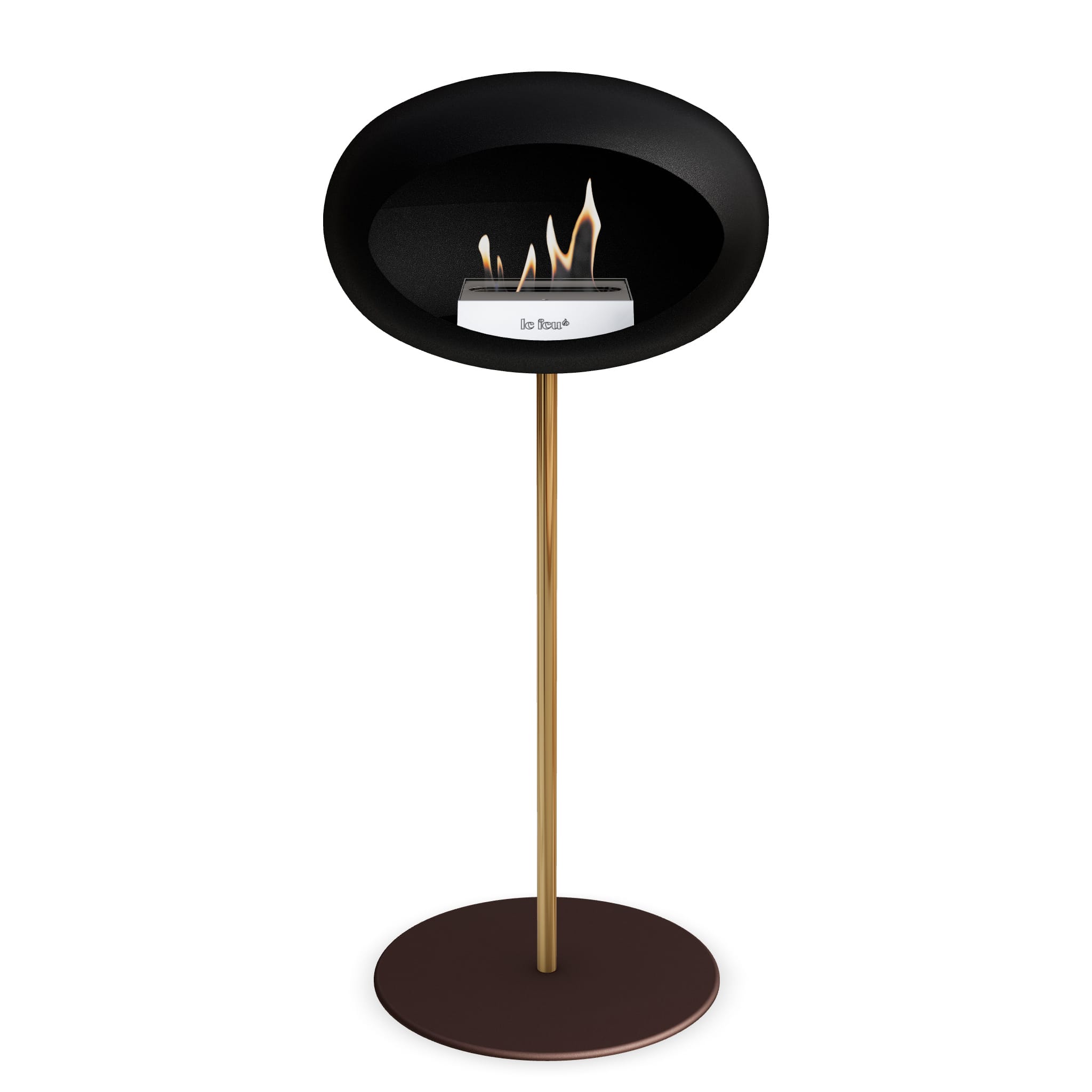 Le Feu Steel High Dome - Black