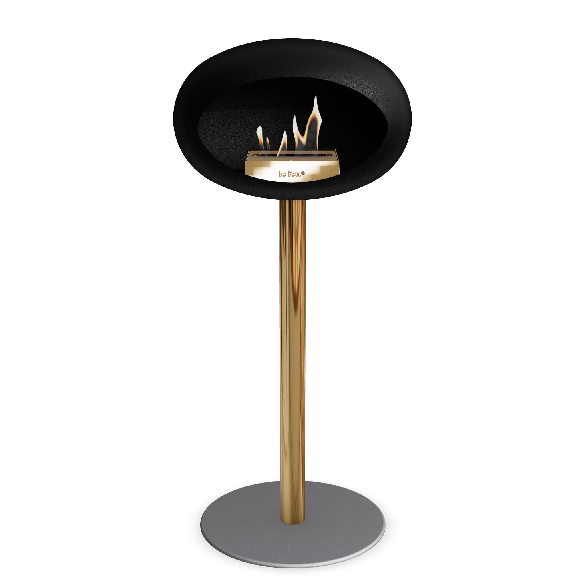Le Feu Steel High Dome - Black