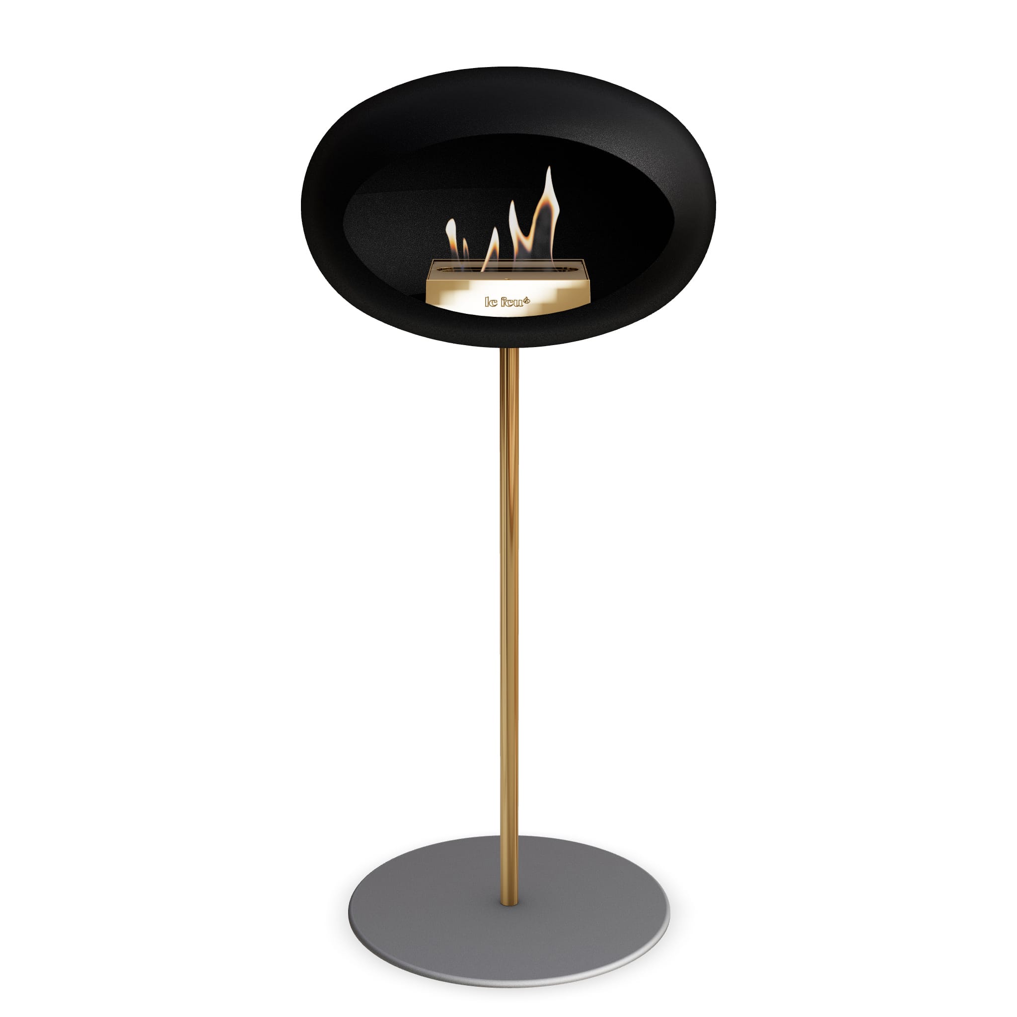 Le Feu Steel High Dome - Black