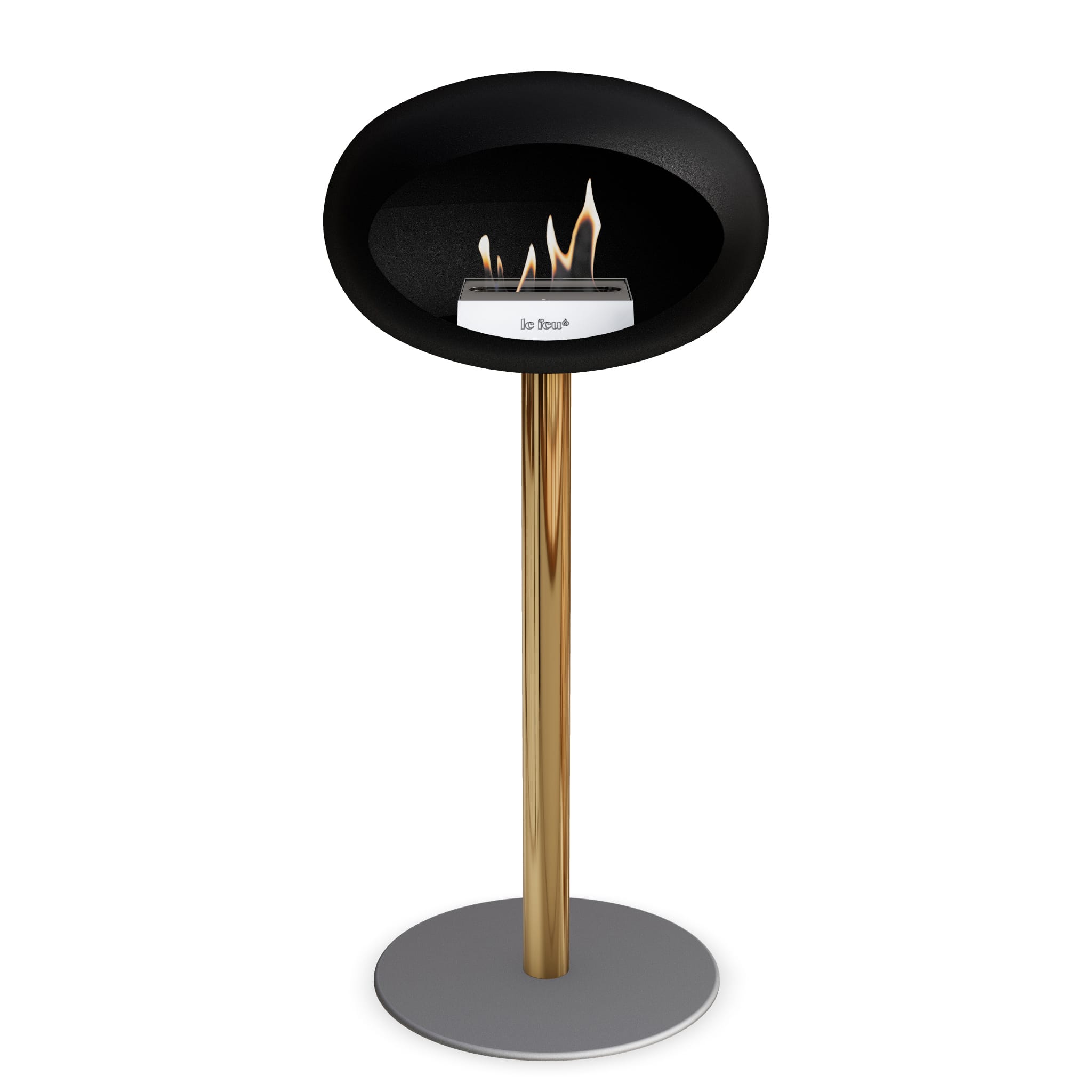 Le Feu Steel High Dome - Black
