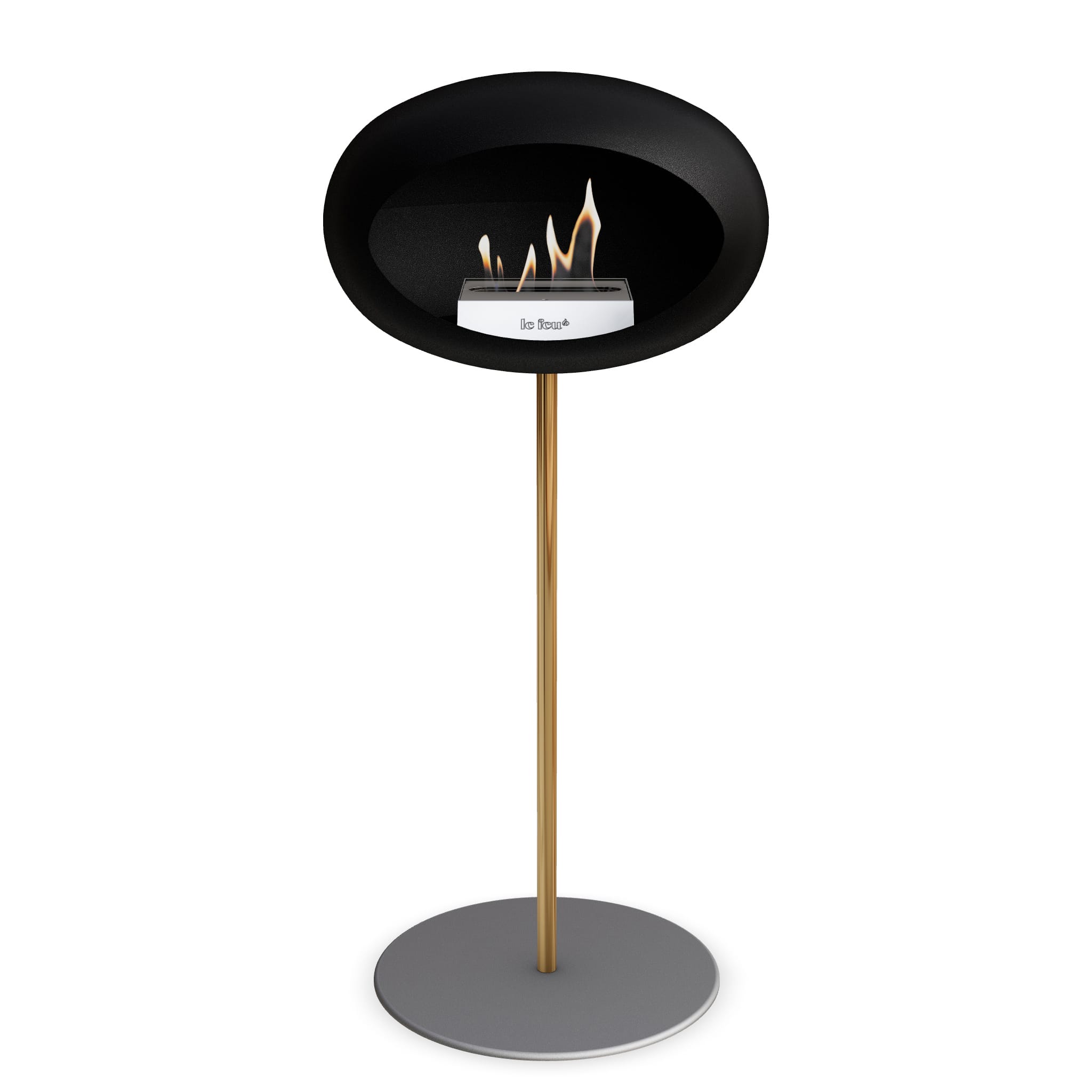 Le Feu Steel High Dome - Black