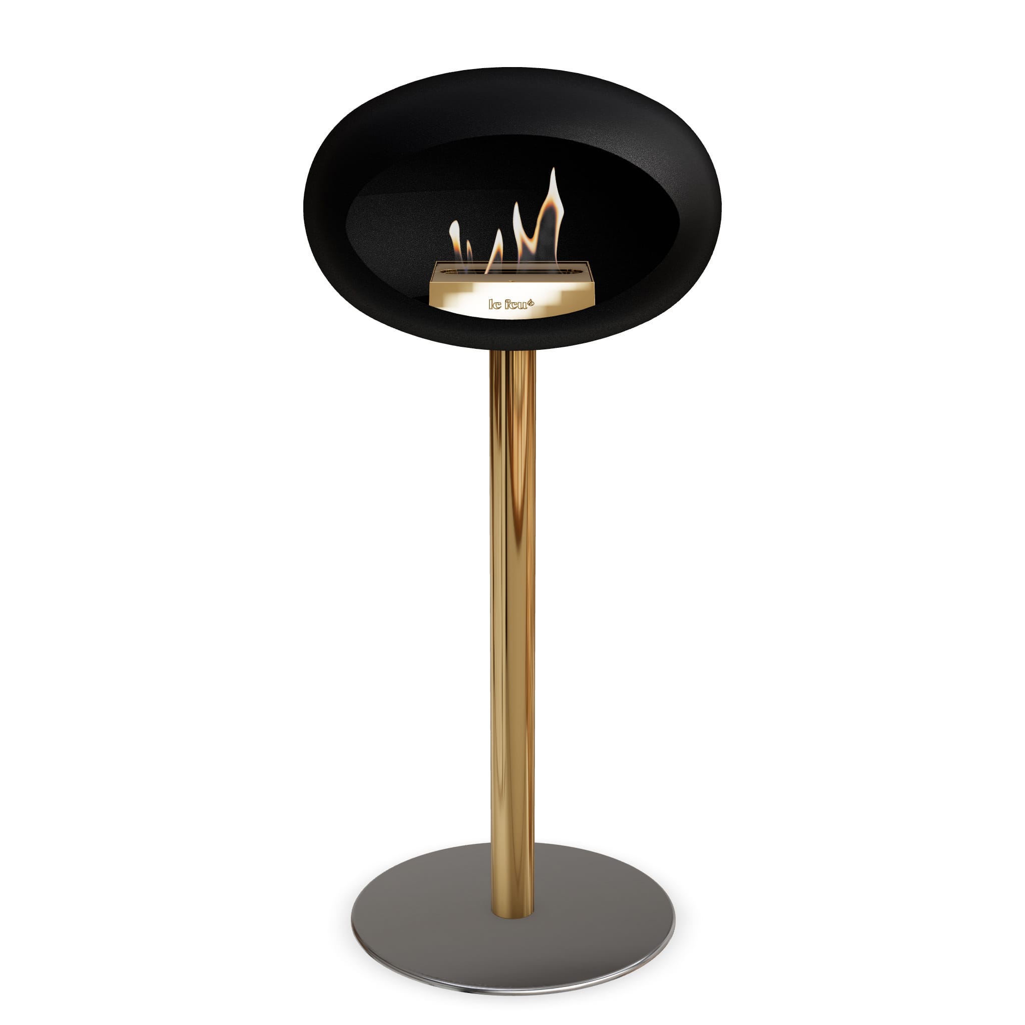 Le Feu Steel High Dome - Black