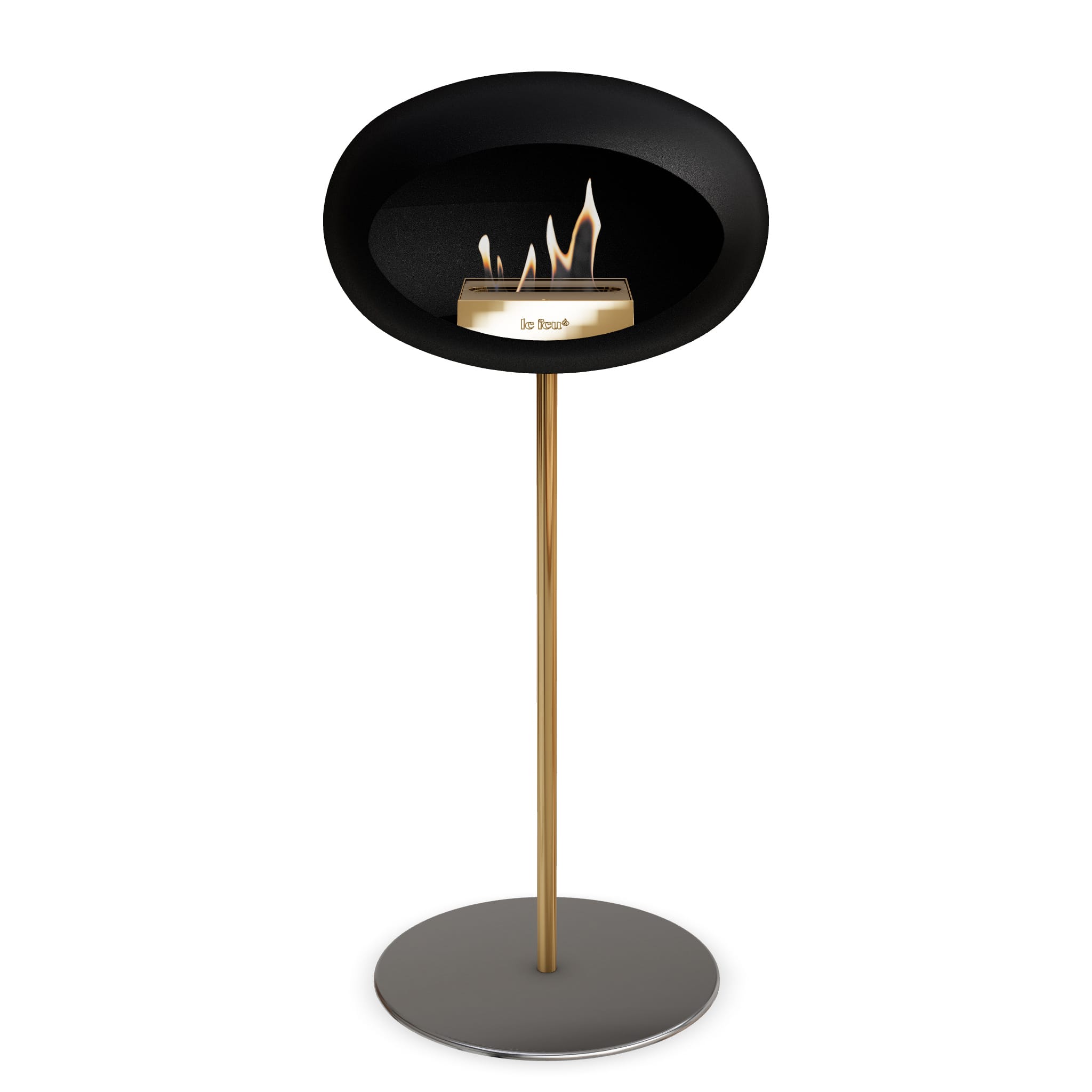 Le Feu Steel High Dome - Black
