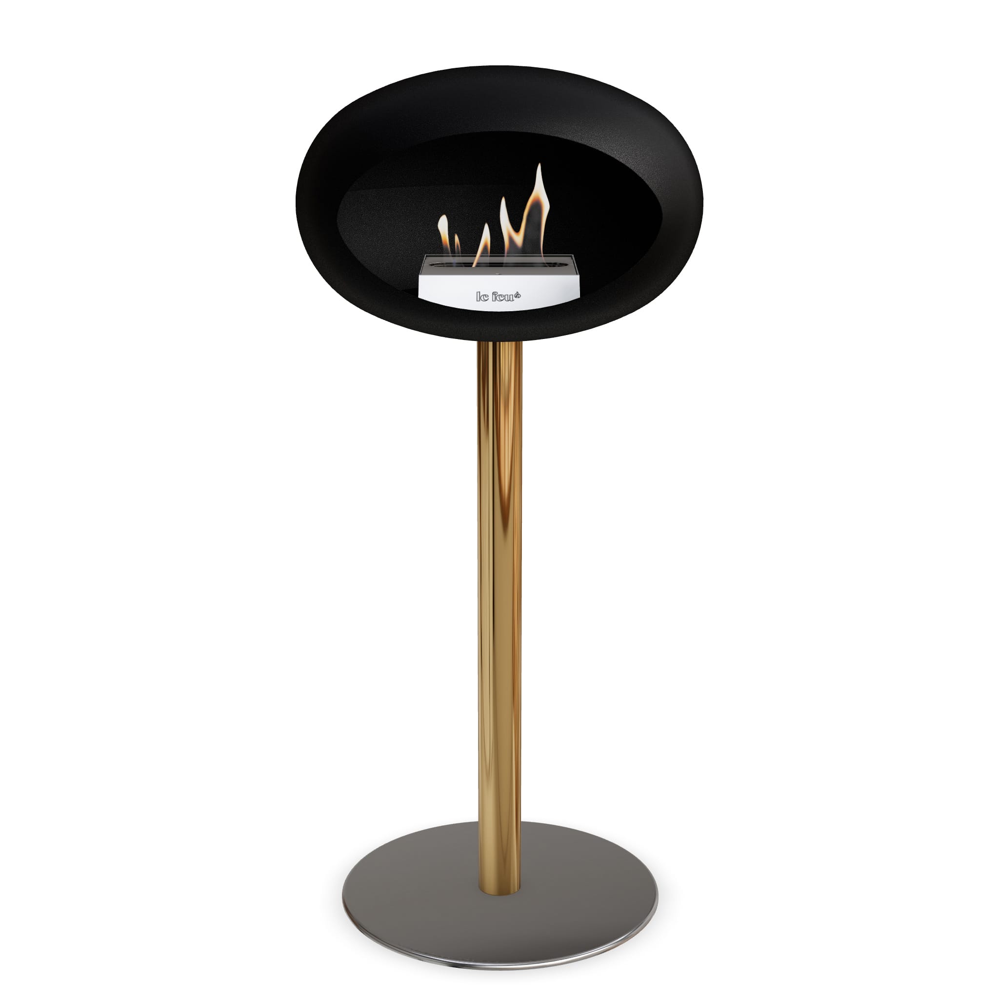 Le Feu Steel High Dome - Black