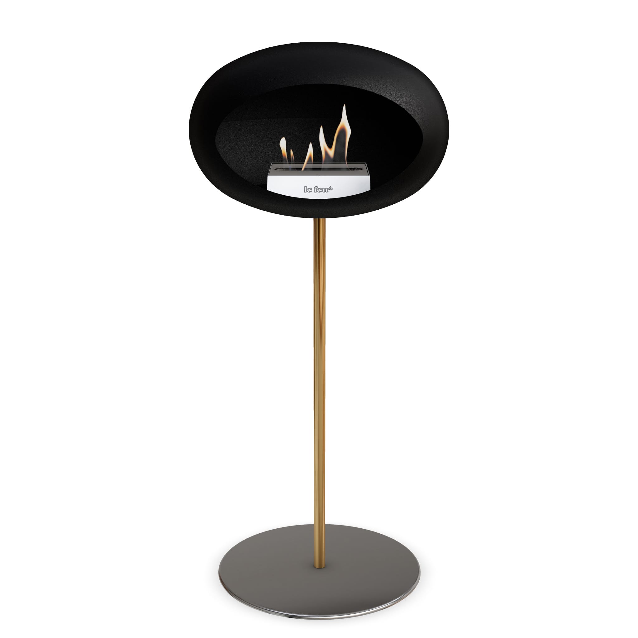 Le Feu Steel High Dome - Black