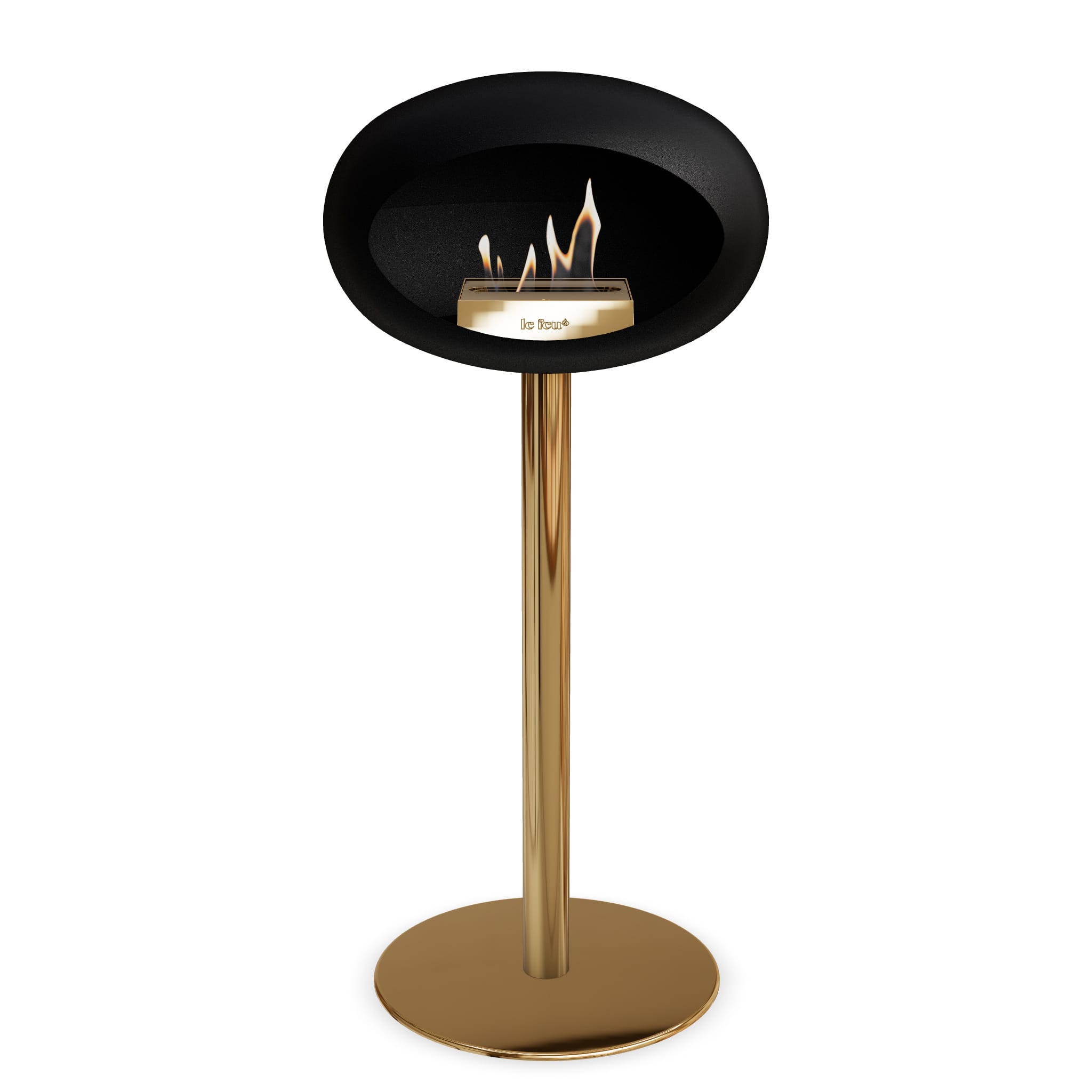 Le Feu Steel High Dome - Black