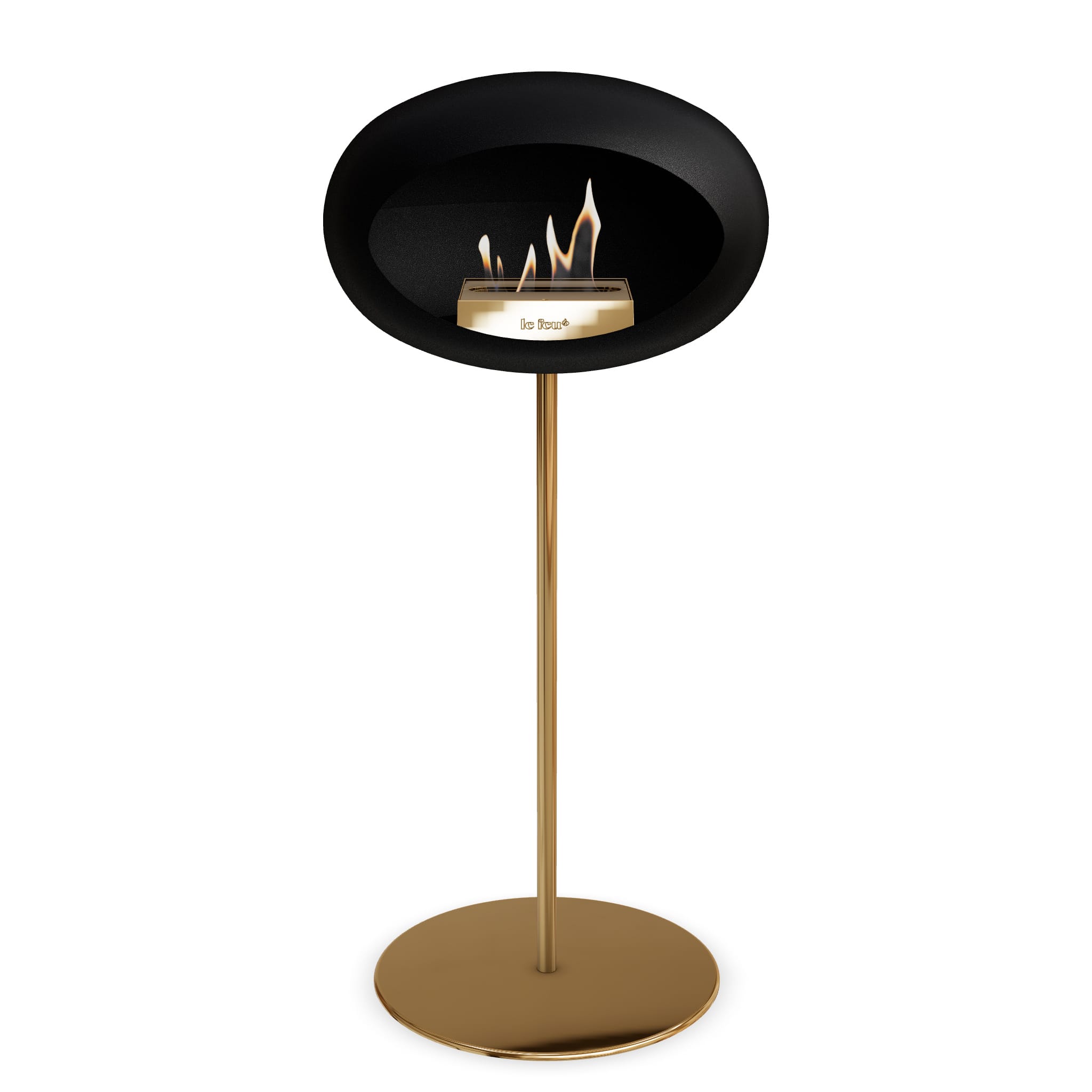 Le Feu Steel High Dome - Black