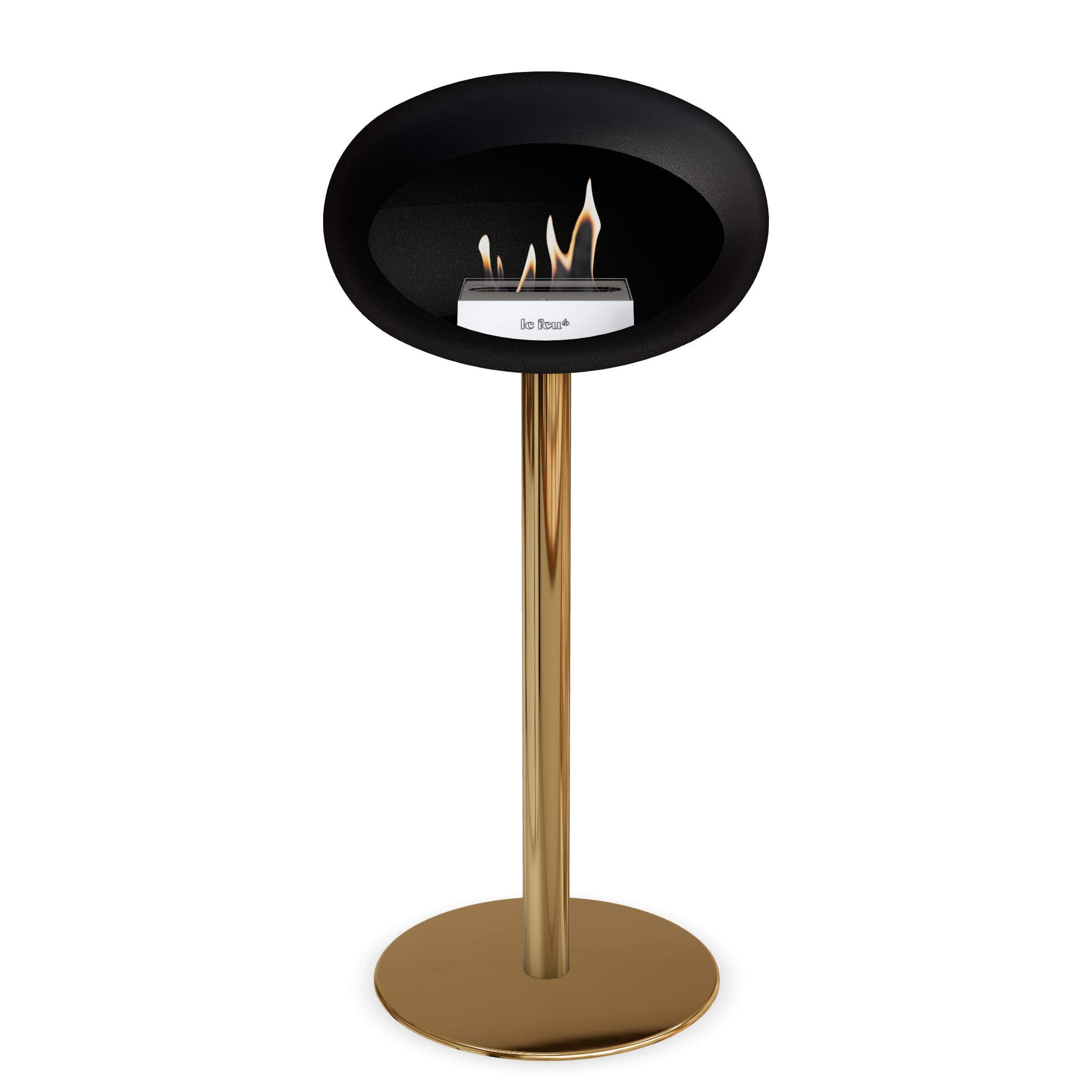 Le Feu Steel High Dome - Black
