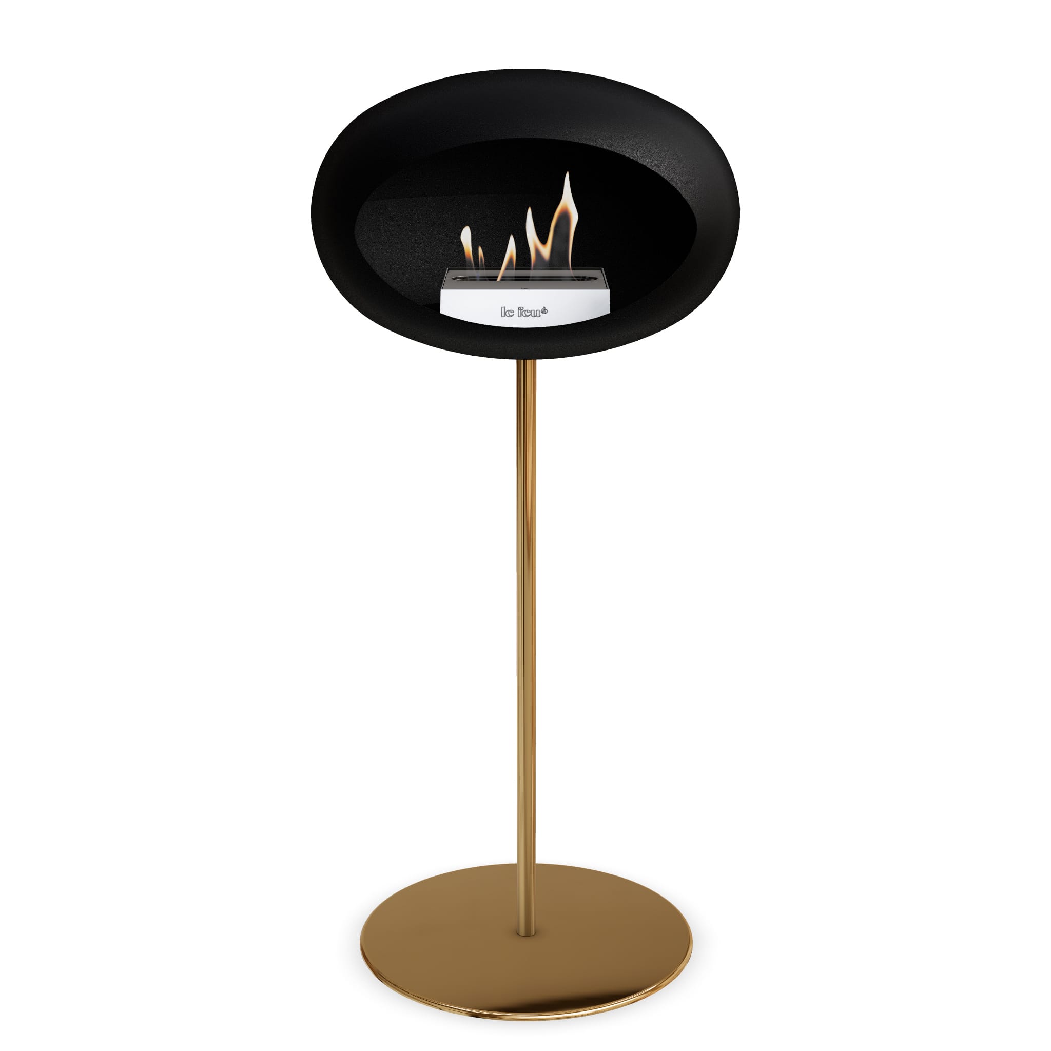 Le Feu Steel High Dome - Black