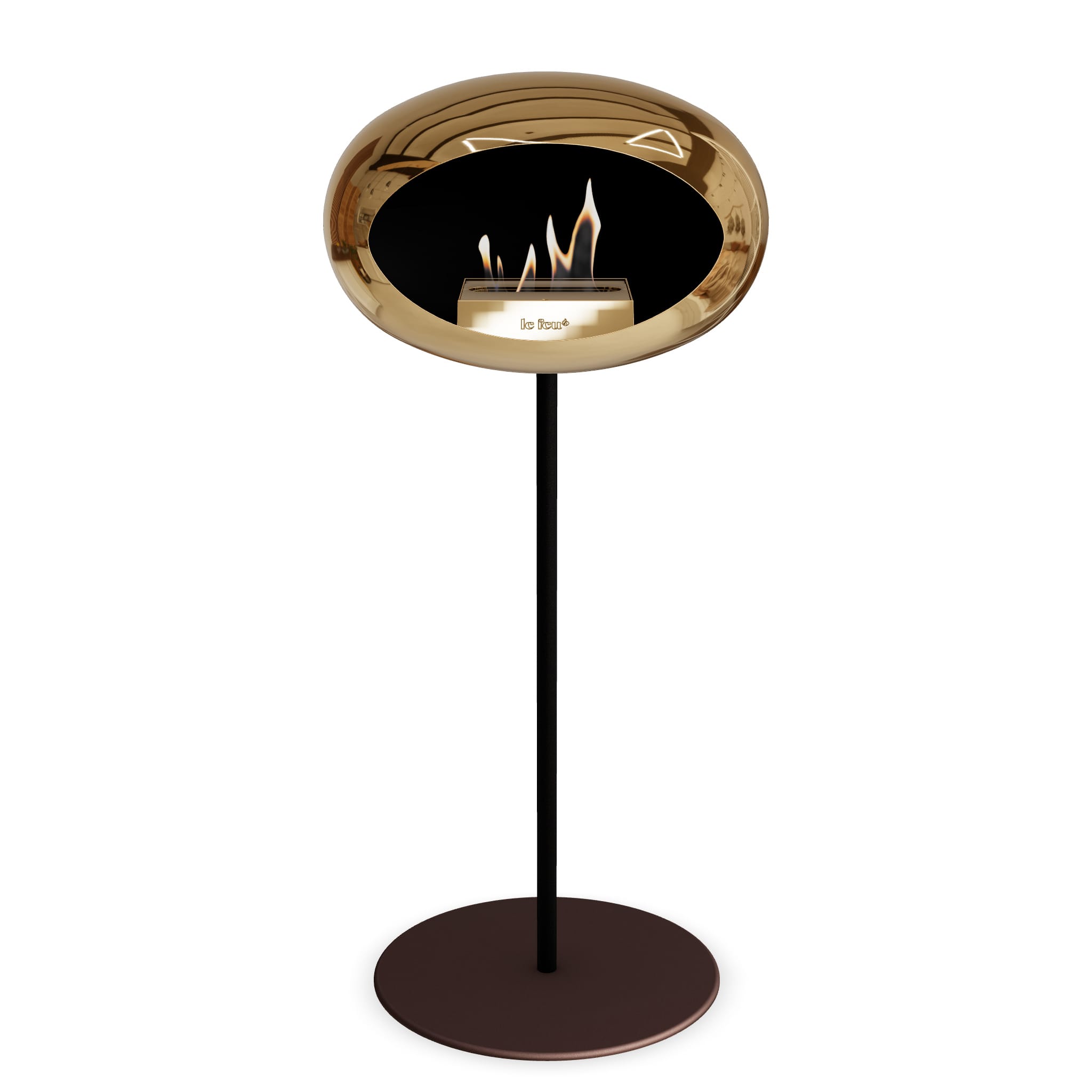 Le Feu Steel High Dome - Chromed Rose Gold