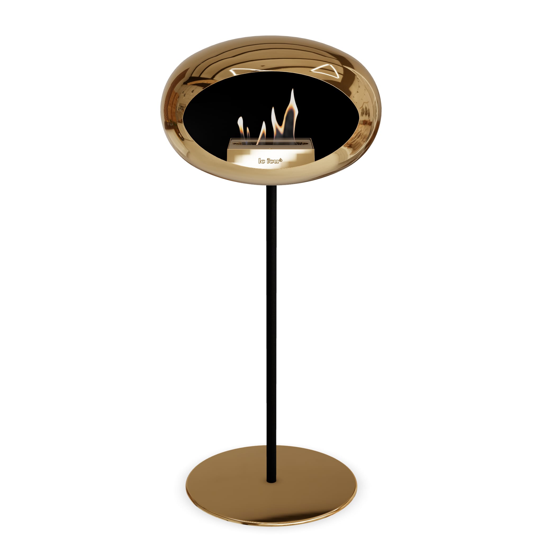 Le Feu Steel High Dome - Chromed Rose Gold