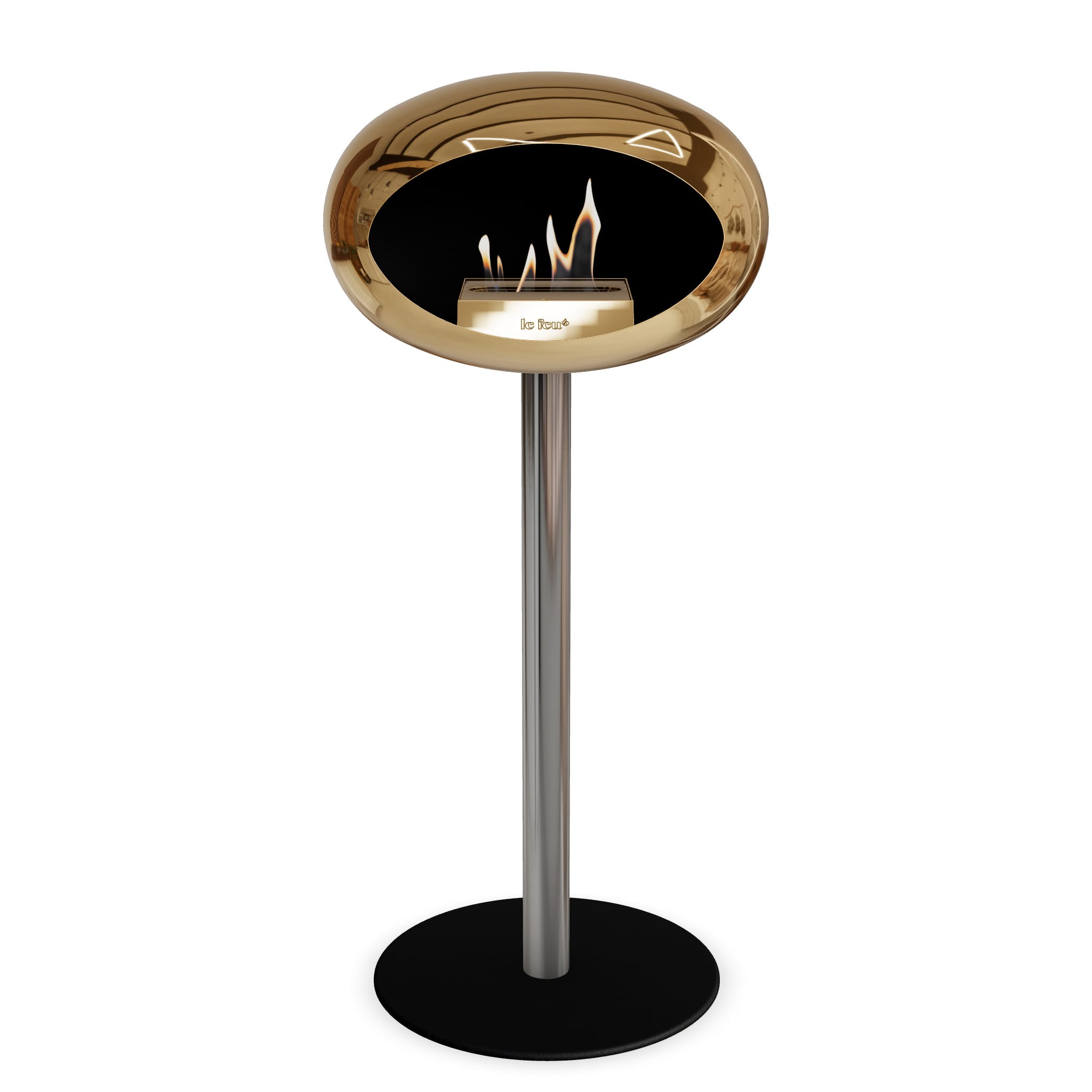Le Feu Steel High Dome - Chromed Rose Gold