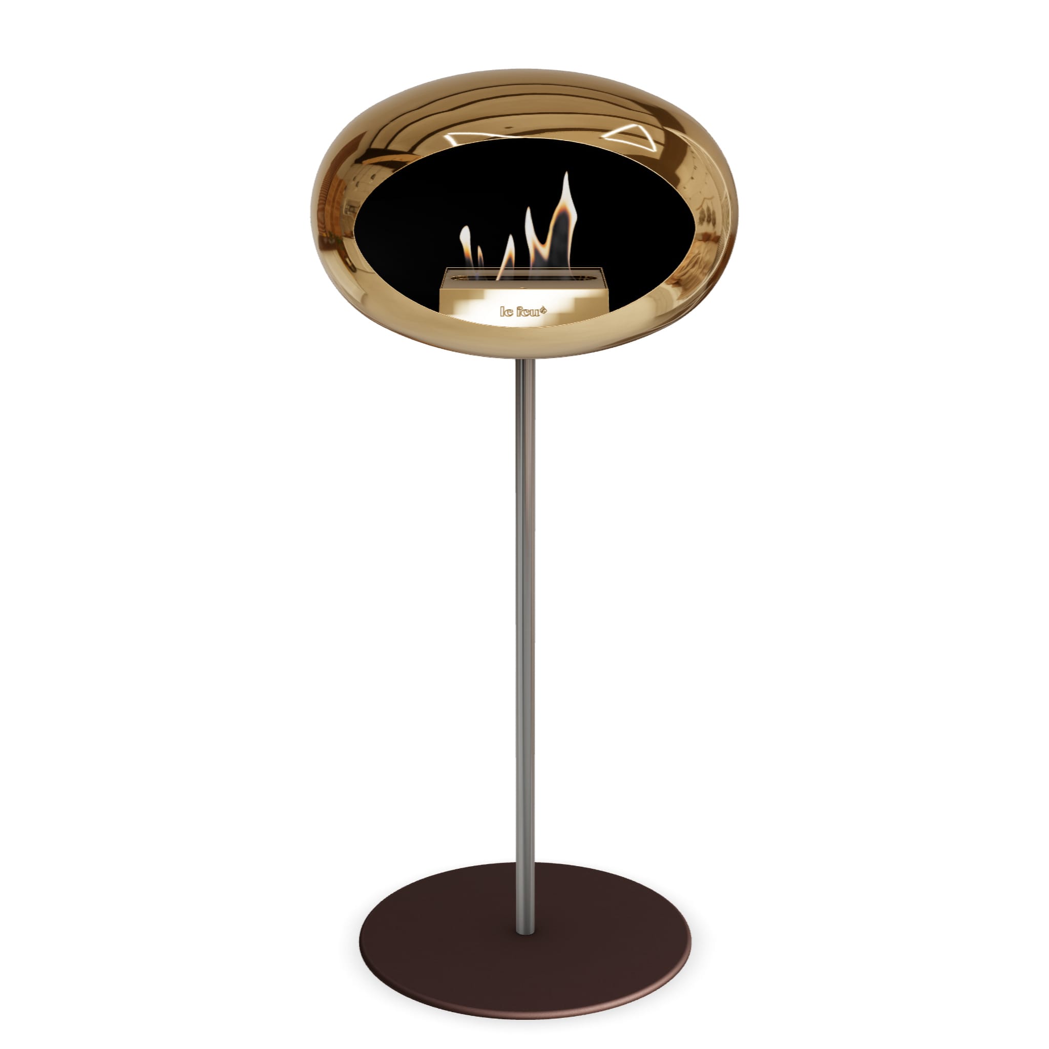 Le Feu Steel High Dome - Chromed Rose Gold