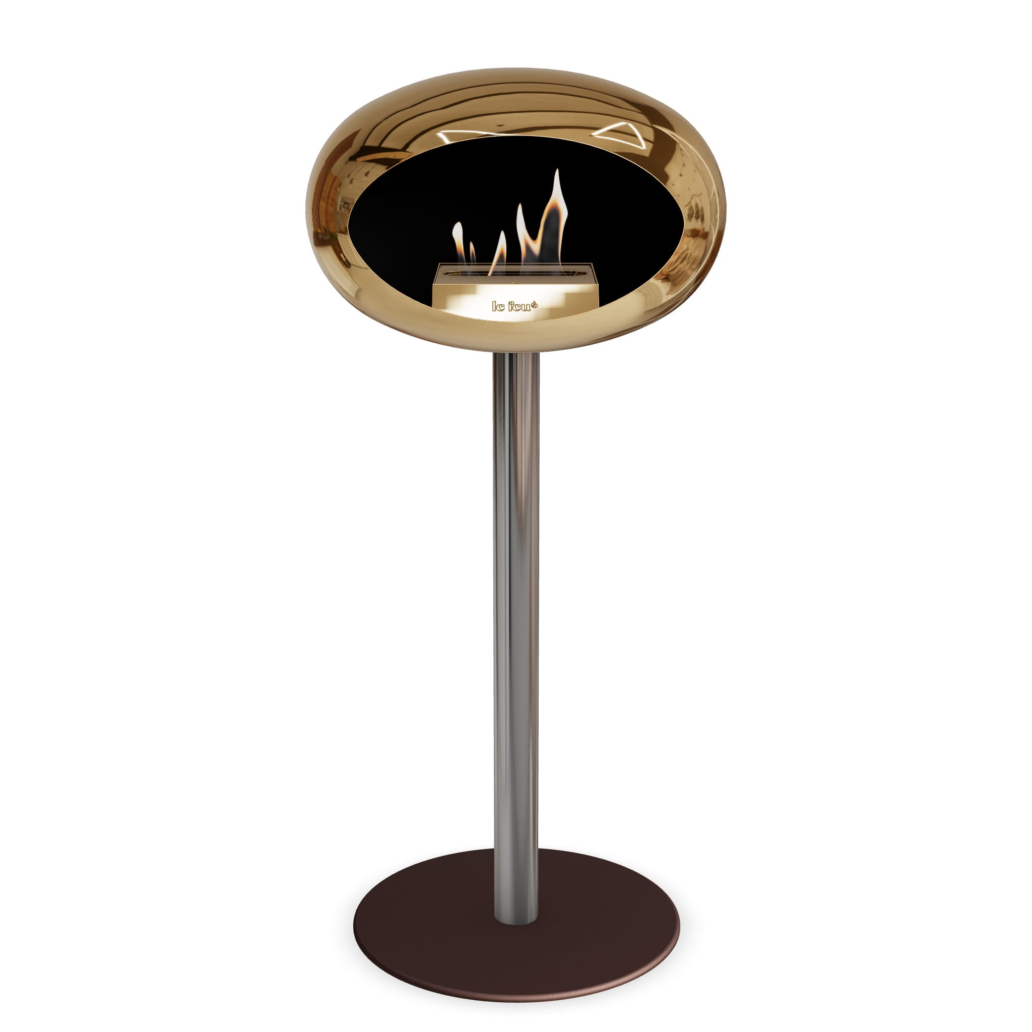 Le Feu Steel High Dome - Chromed Rose Gold