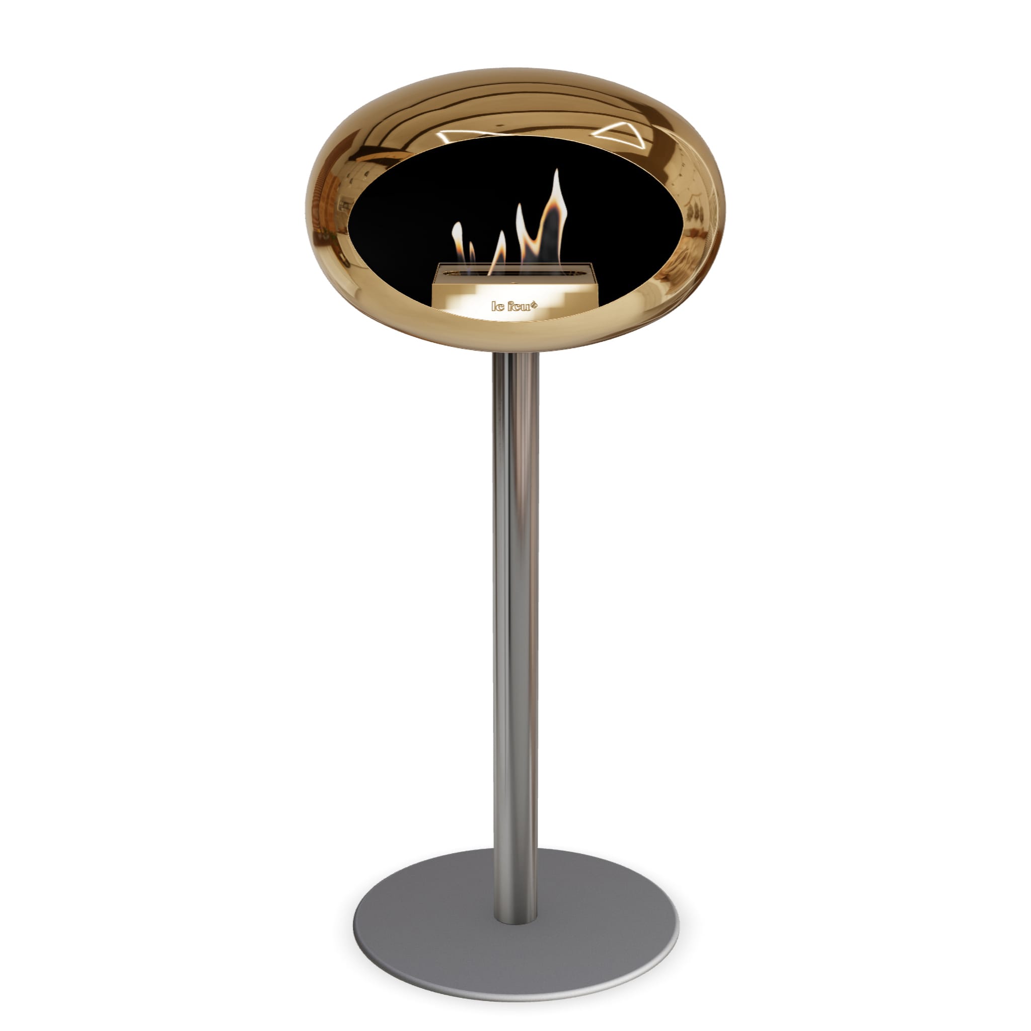 Le Feu Steel High Dome - Chromed Rose Gold