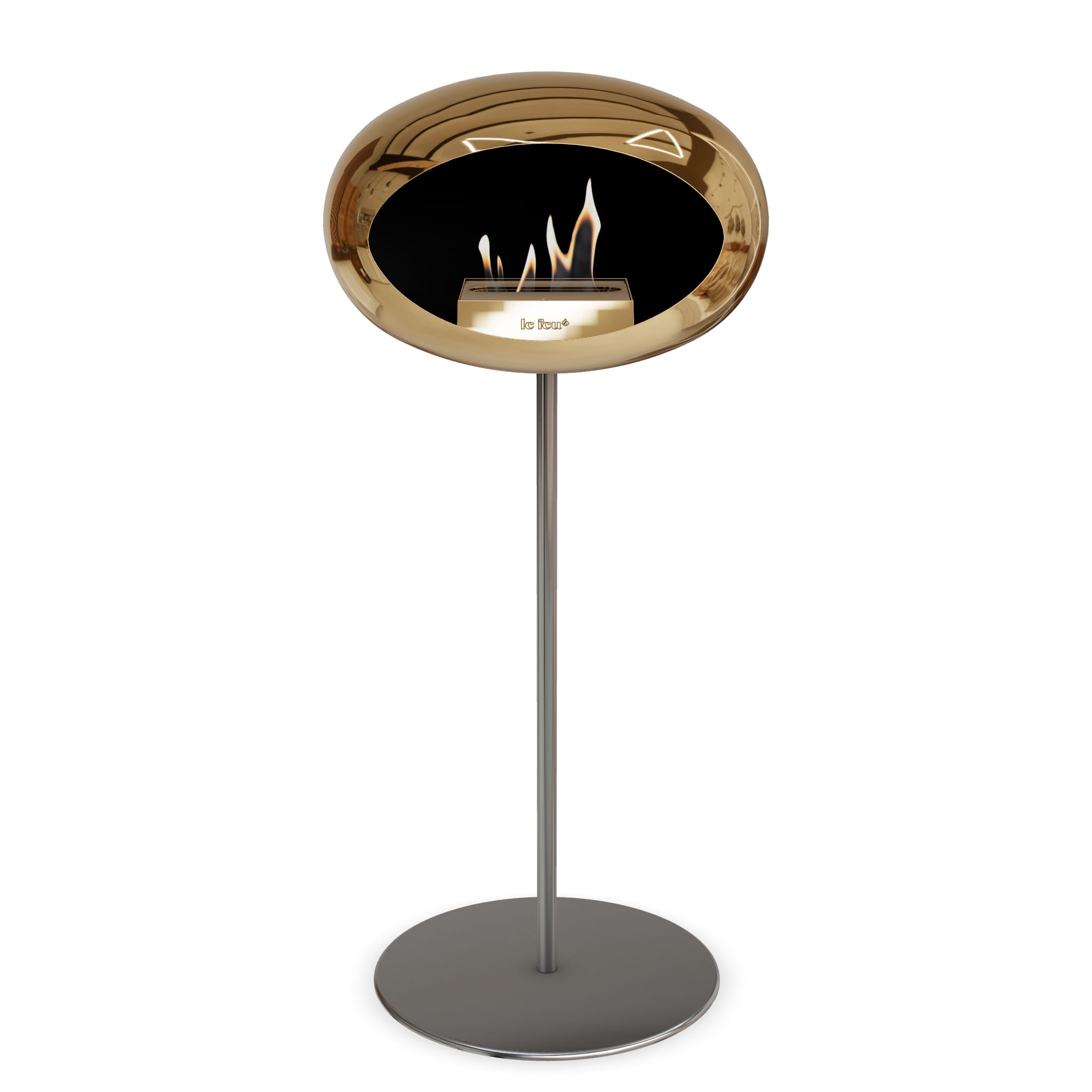 Le Feu Steel High Dome - Chromed Rose Gold