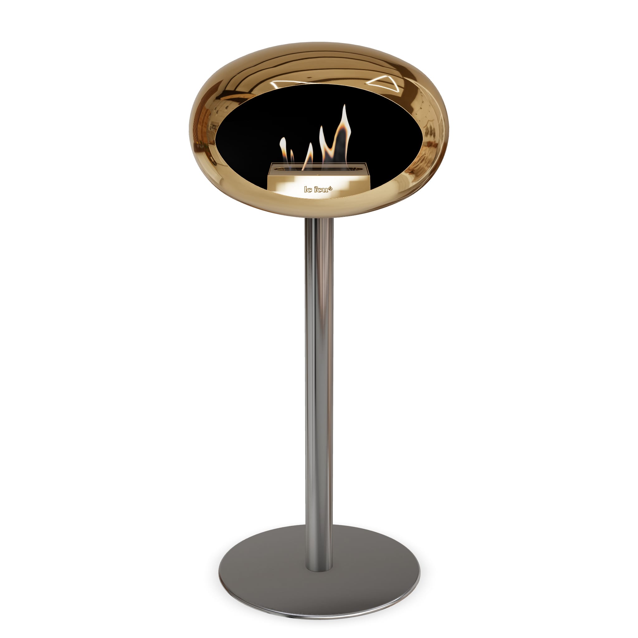 Le Feu Steel High Dome - Chromed Rose Gold
