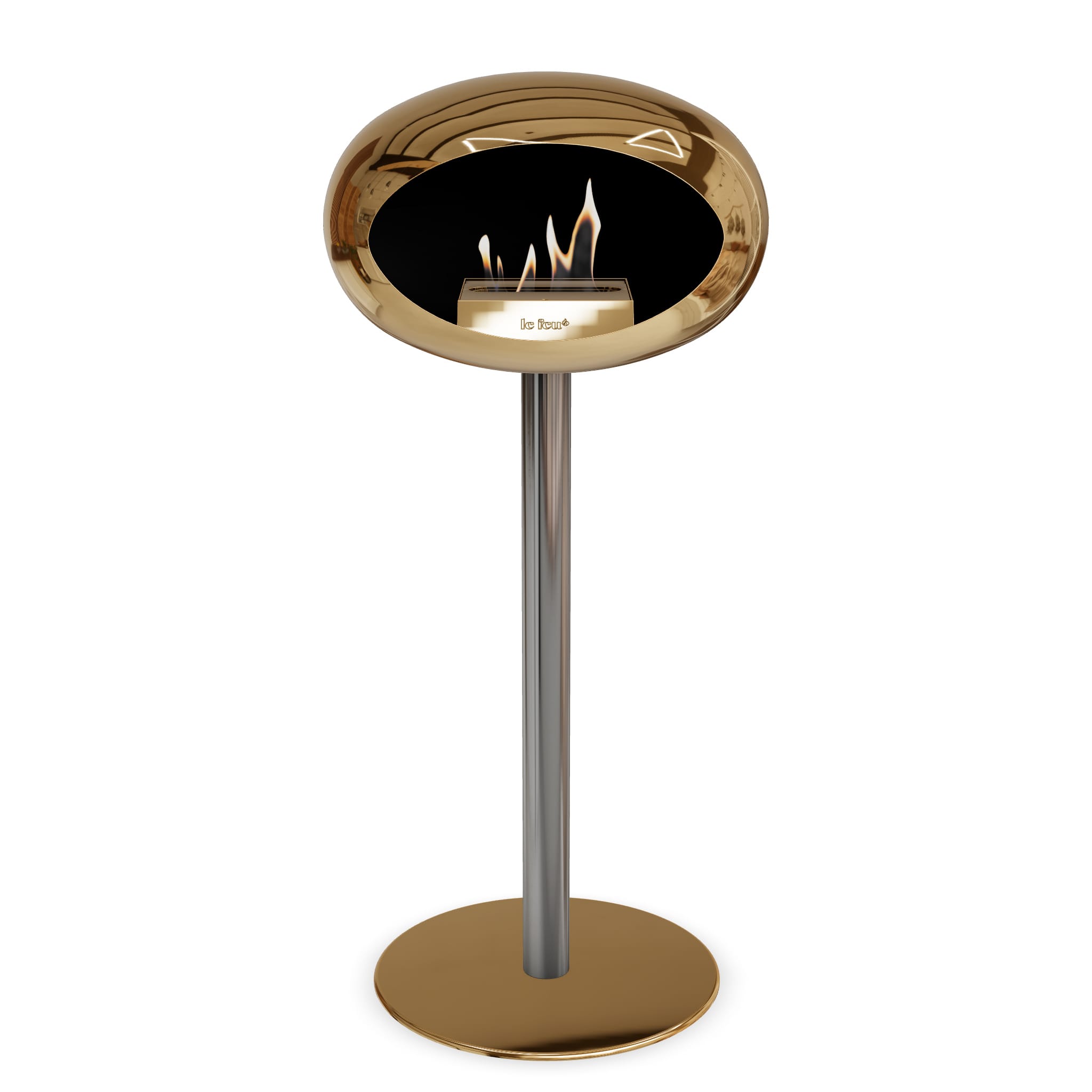 Le Feu Steel High Dome - Chromed Rose Gold