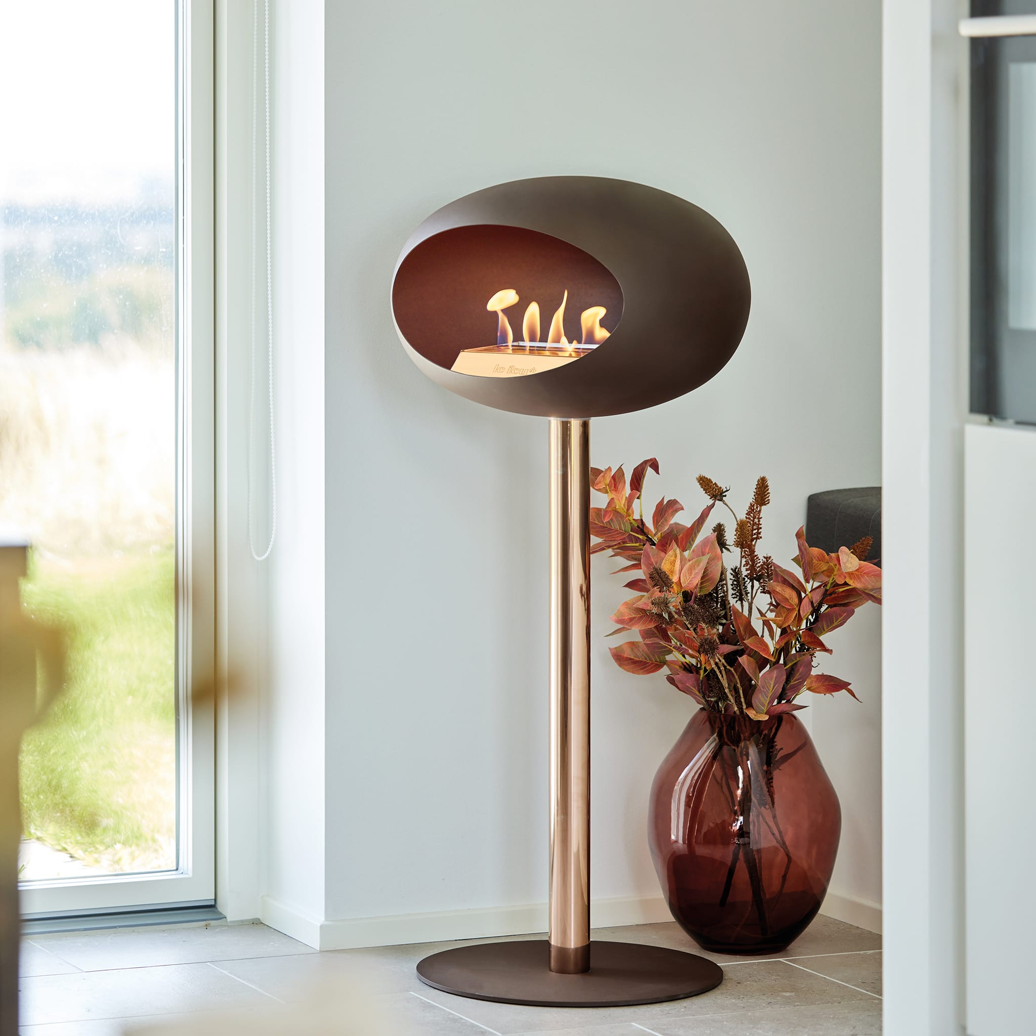 Le Feu Steel High Dome - Mocca