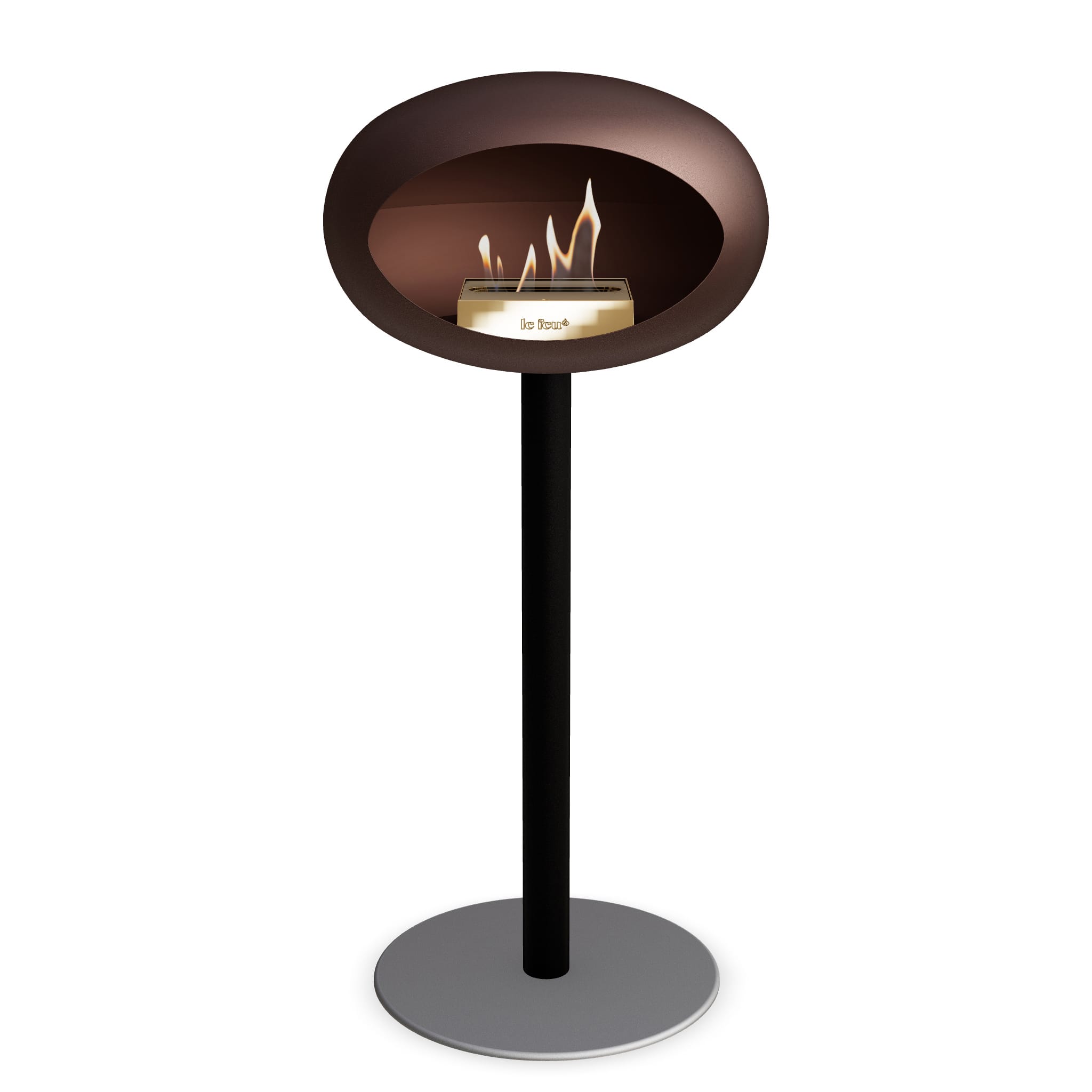 Le Feu Steel High Dome - Mocca