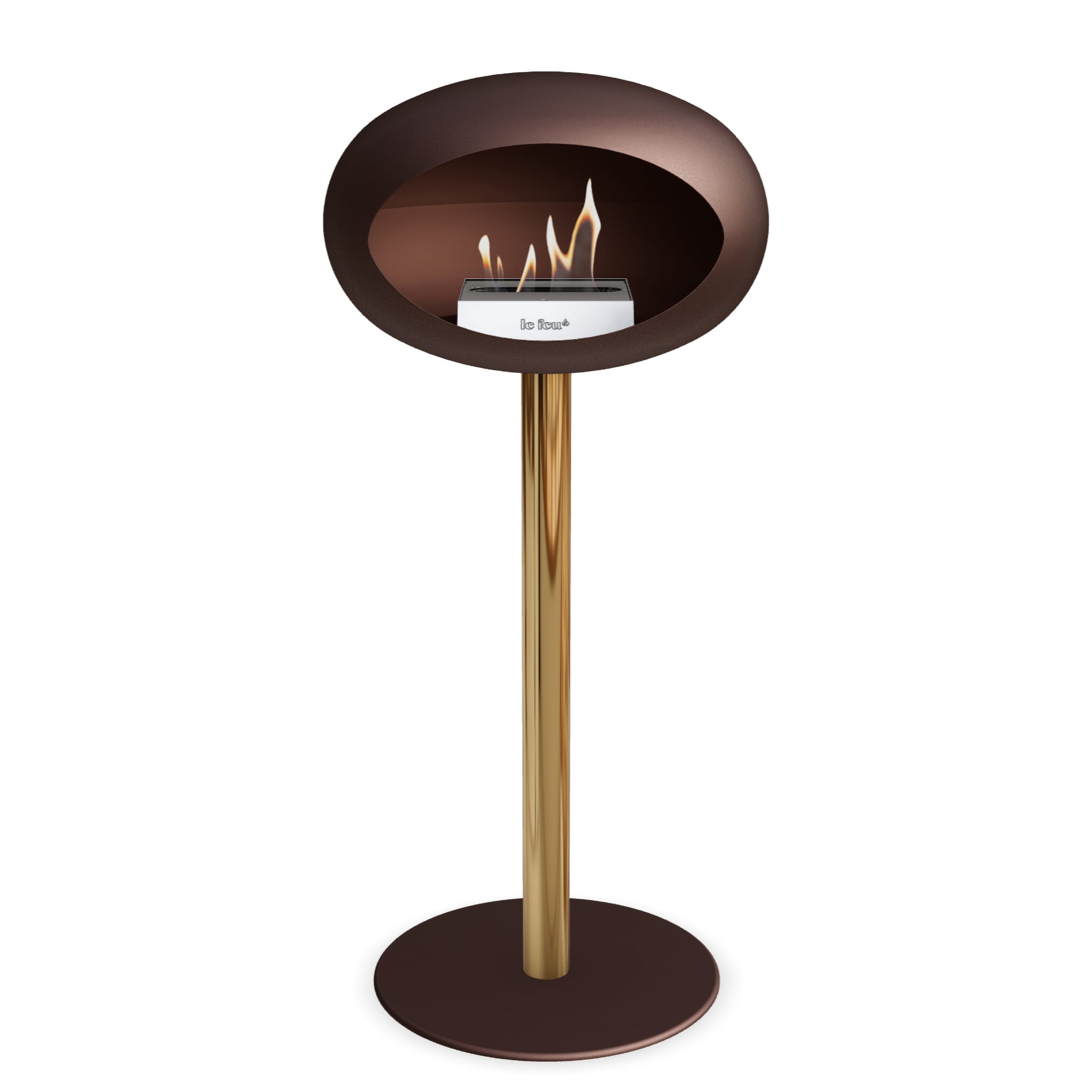 Le Feu Steel High Dome - Mocca