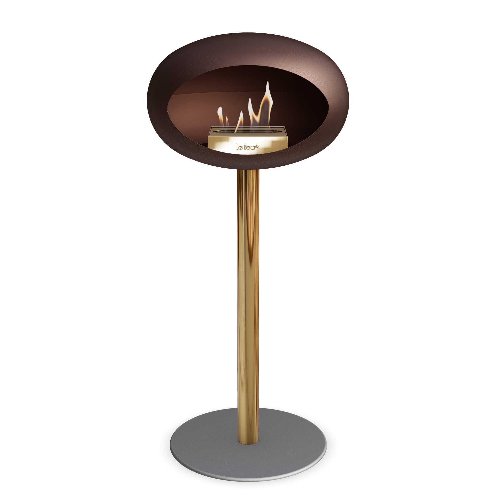 Le Feu Steel High Dome - Mocca