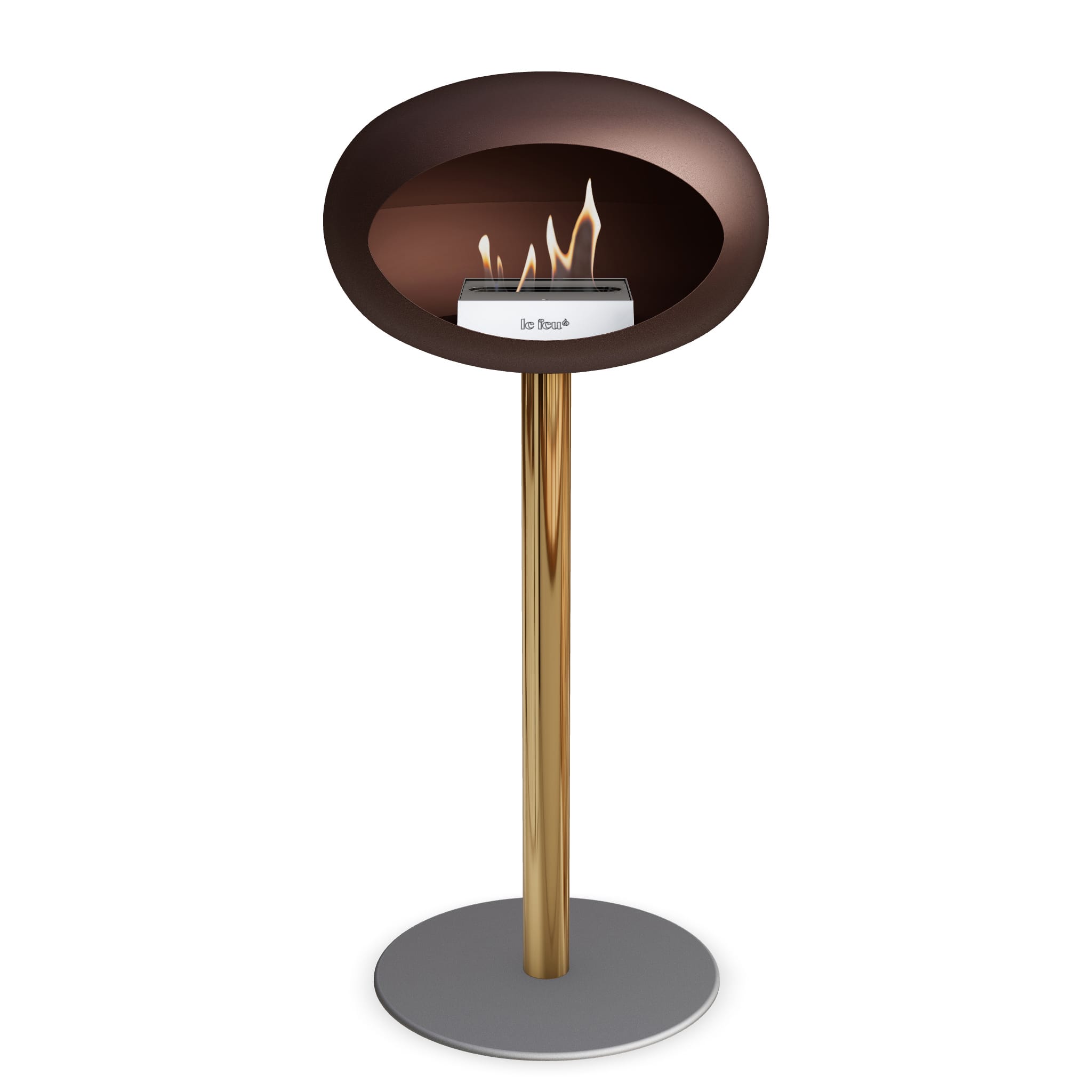 Le Feu Steel High Dome - Mocca