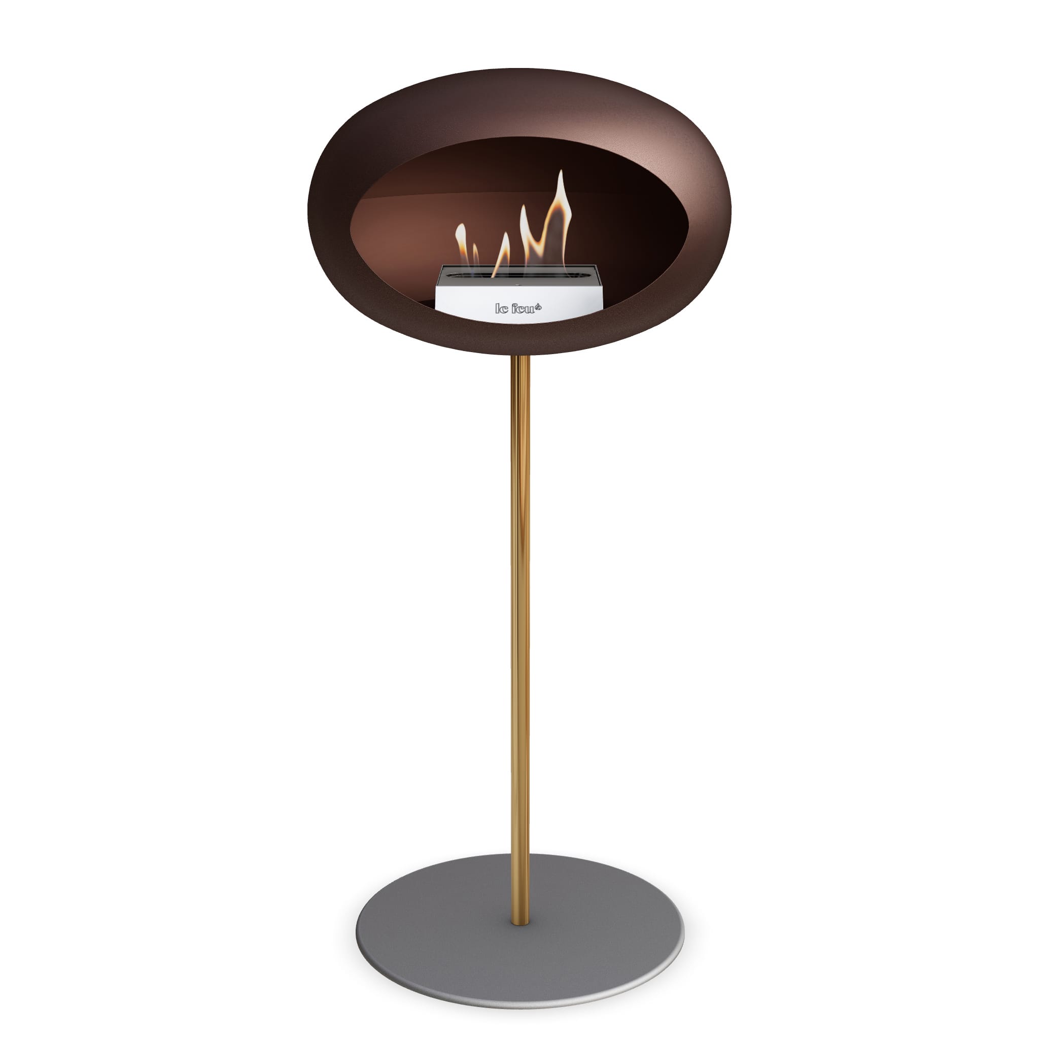 Le Feu Steel High Dome - Mocca
