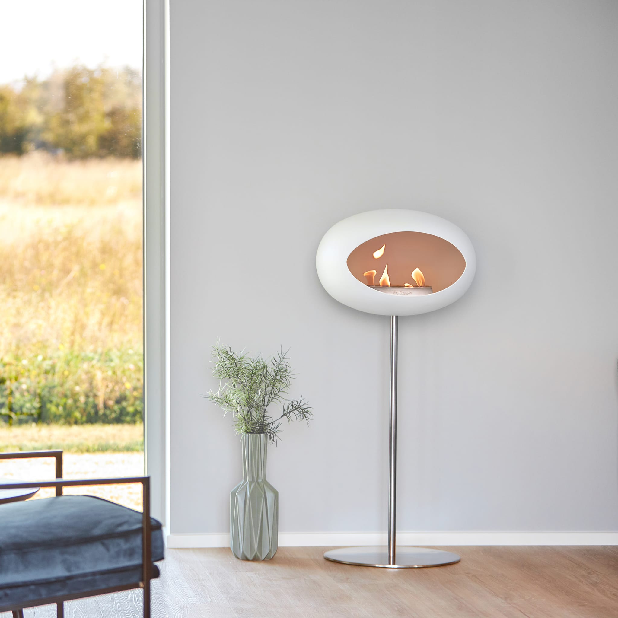 Le Feu Steel High Dome - White