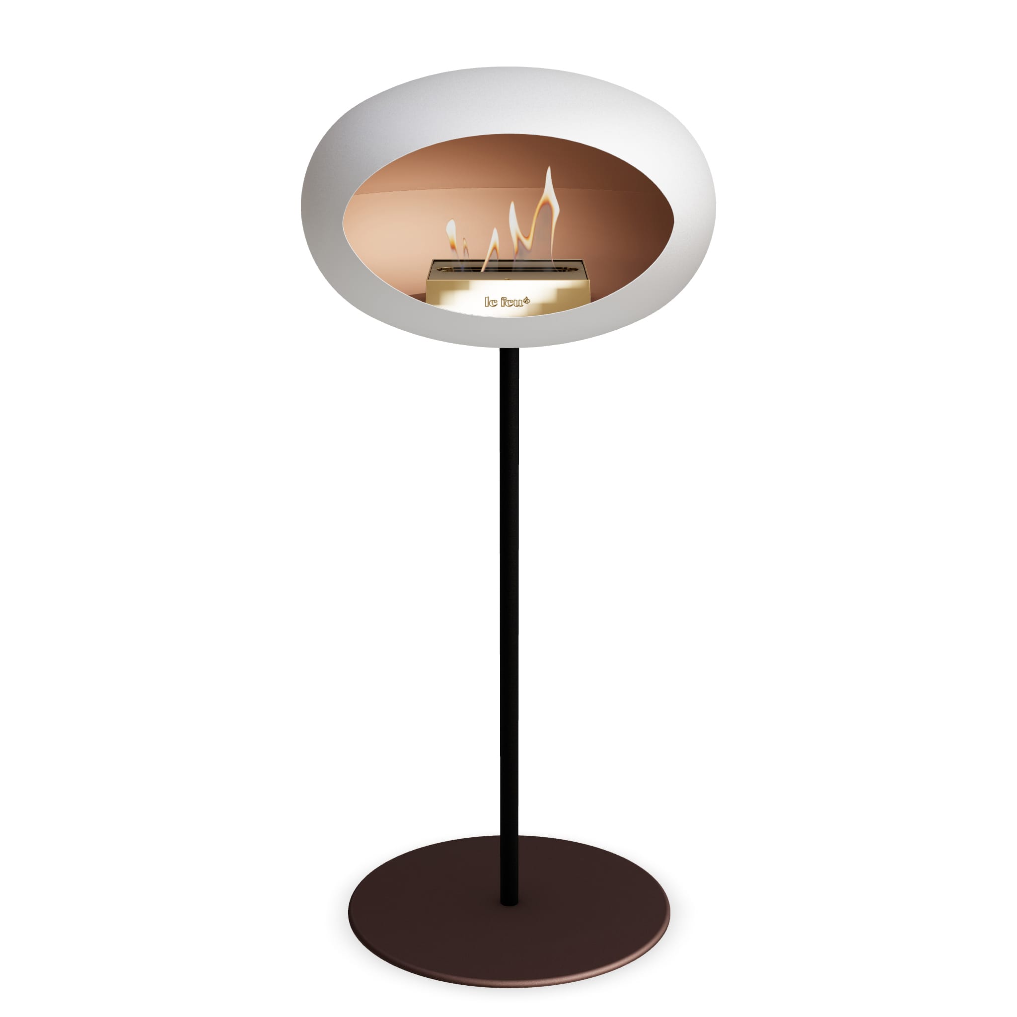 Le Feu Steel High Dome - White