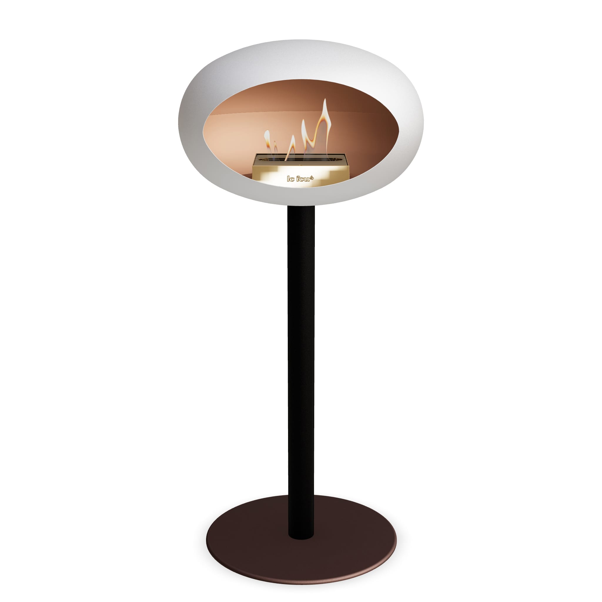 Le Feu Steel High Dome - White