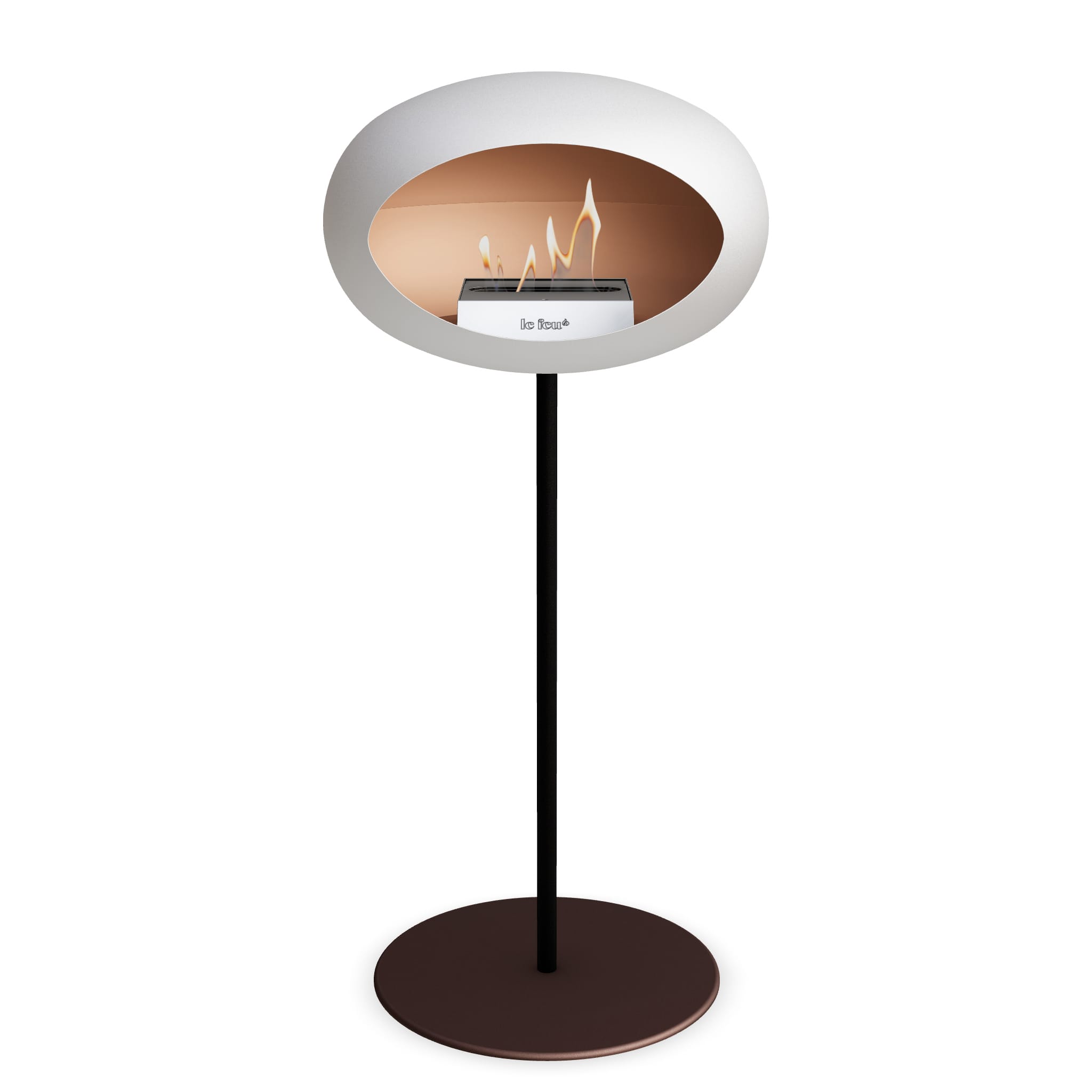 Le Feu Steel High Dome - White