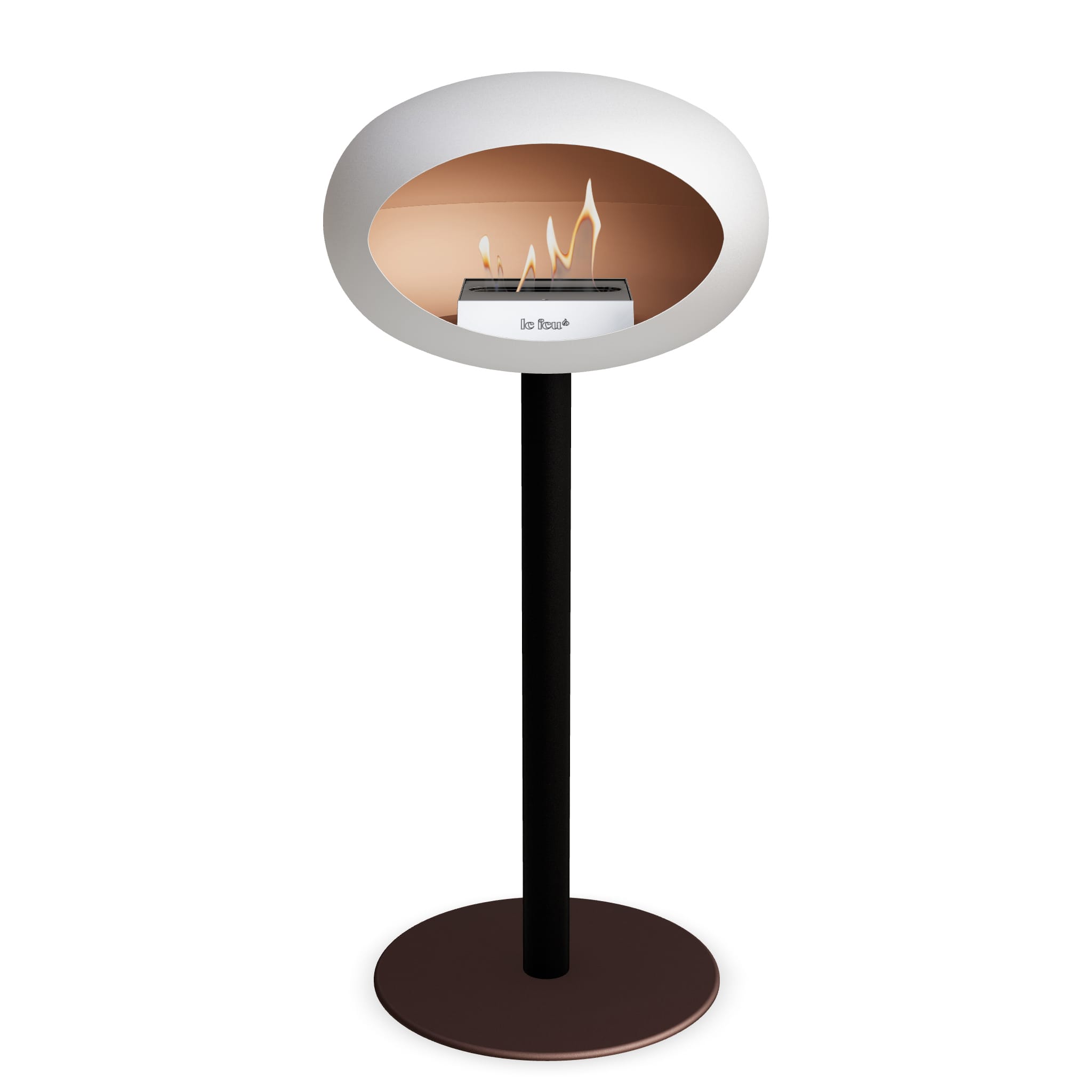 Le Feu Steel High Dome - White